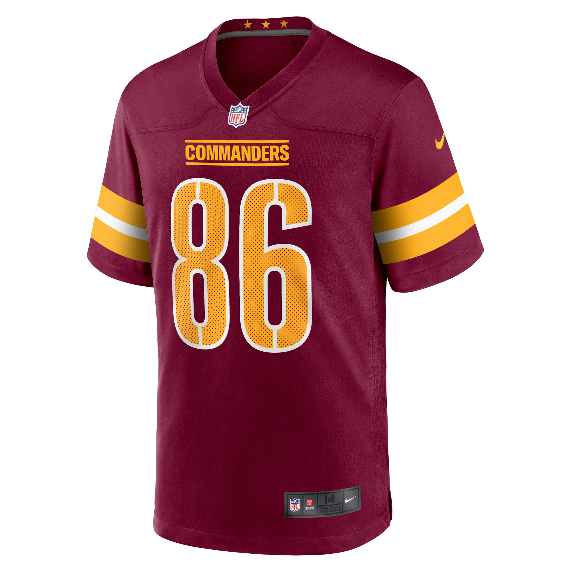 Mitchell Tinsley Washington Commanders Nike Team Game Jersey - Burgundy - vstockx