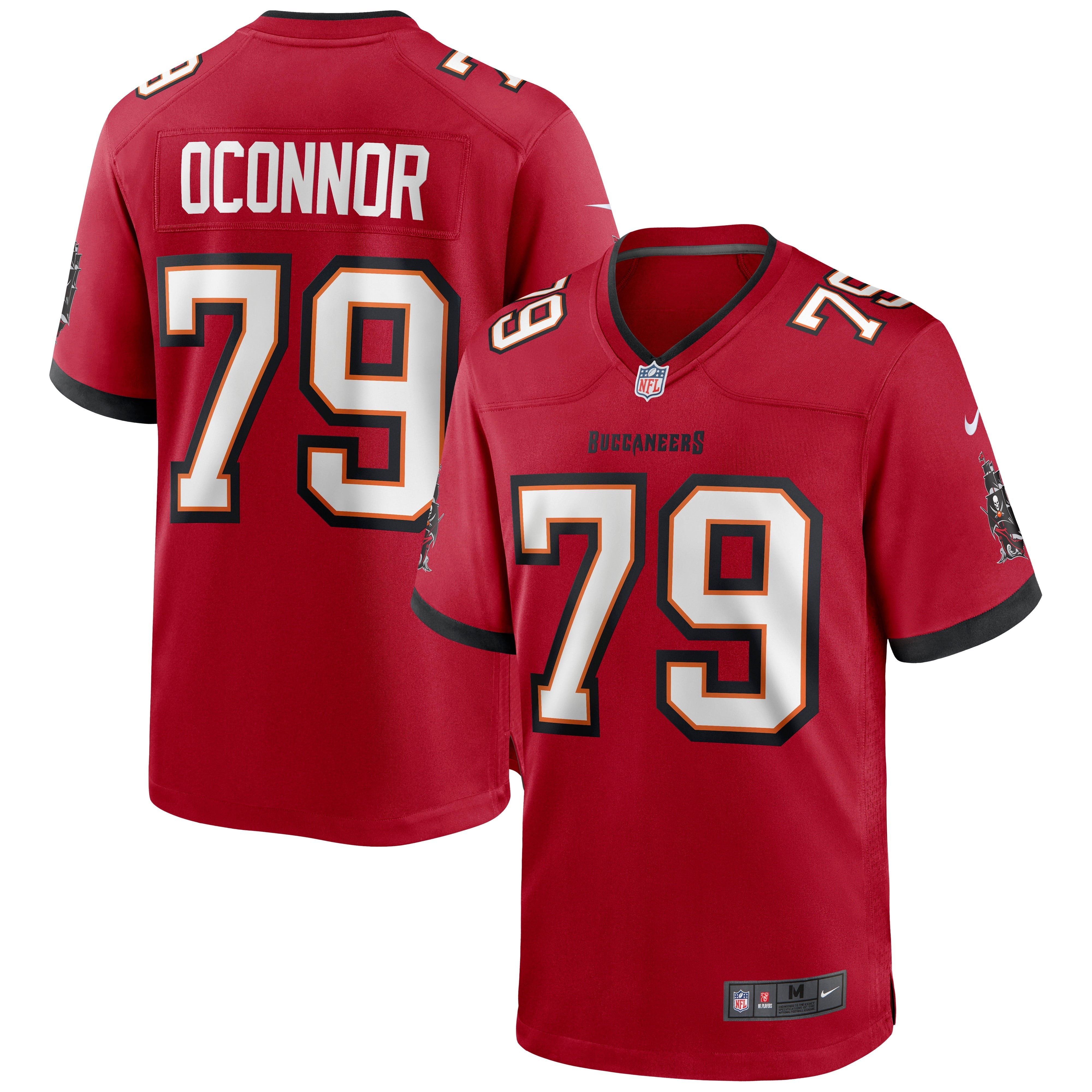 Men's Nike Patrick O'Connor Red Tampa Bay Buccaneers Game Jersey - vstockx