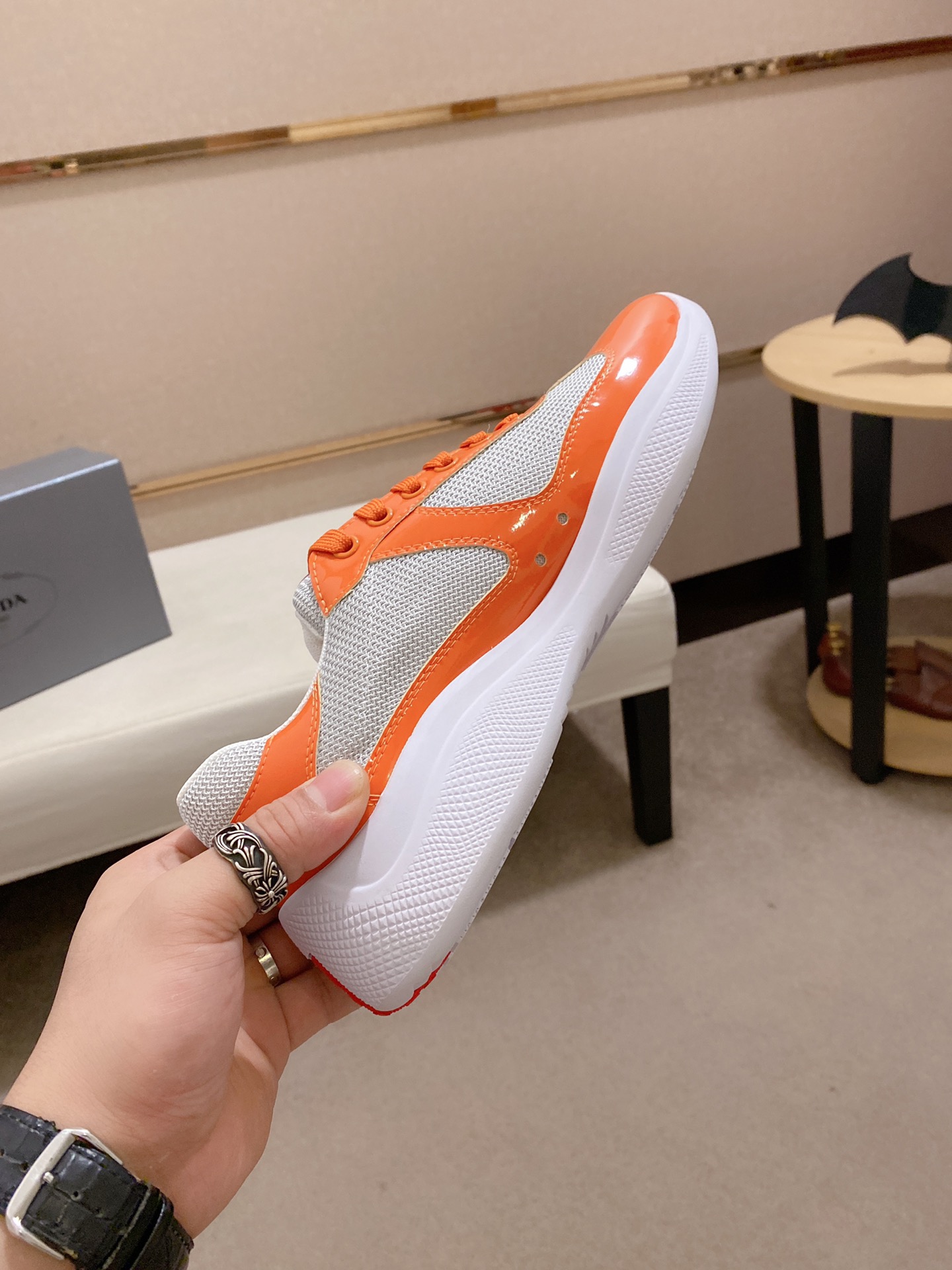 Prada America's Cup sneaker 13 - vstockx