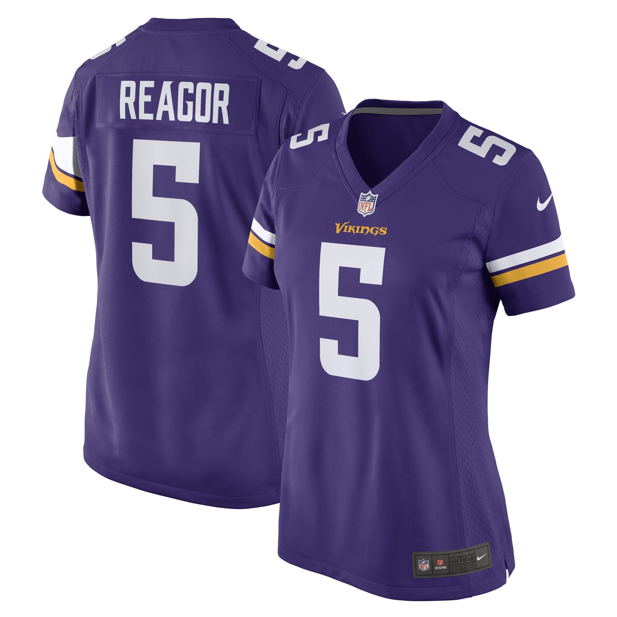 Women's Nike Jalen Reagor Purple Minnesota Vikings Game Player Jersey - vstockx