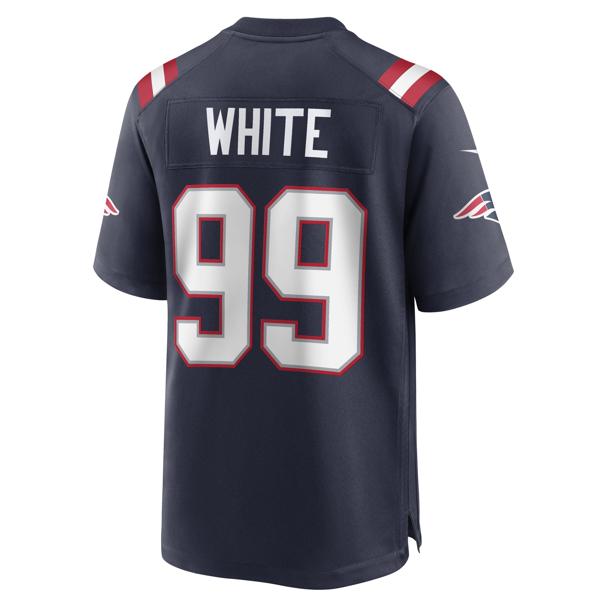 Keion White New England Patriots Nike 2023 NFL Draft Pick Game Jersey - Navy - vstockx