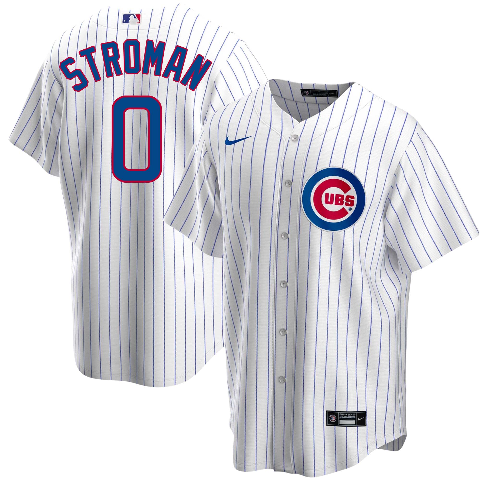 Marcus Stroman Chicago Cubs Home Pinstripe Men's Replica Jersey - vstockx