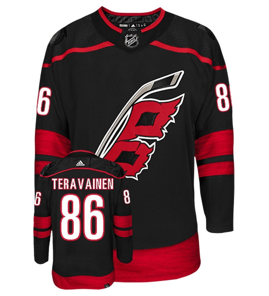 Teuvo Teravainen Carolina Hurricanes Adidas Primegreen Authentic NHL Hockey Jersey - vstockx