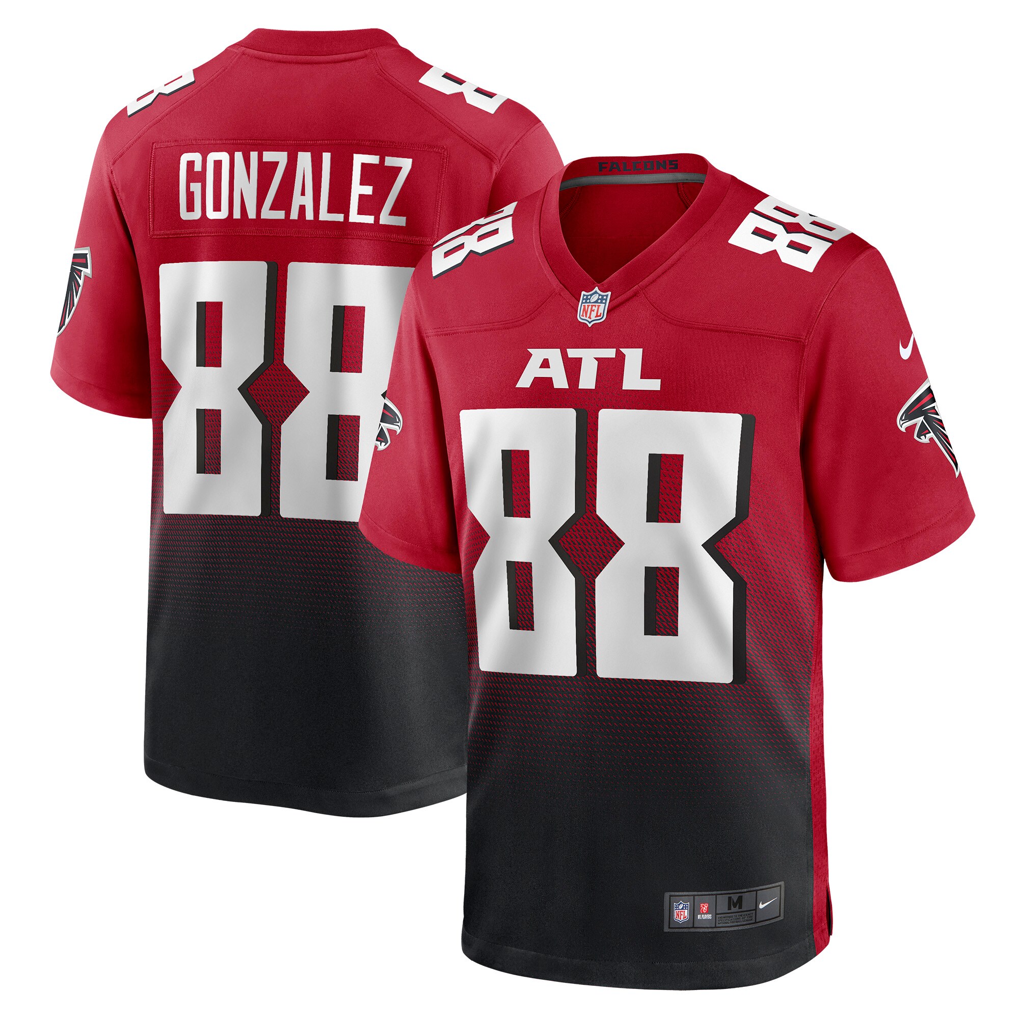 Tony Gonzalez Atlanta Falcons Nike Retired Player Alternate Game Jersey - Red - vstockx