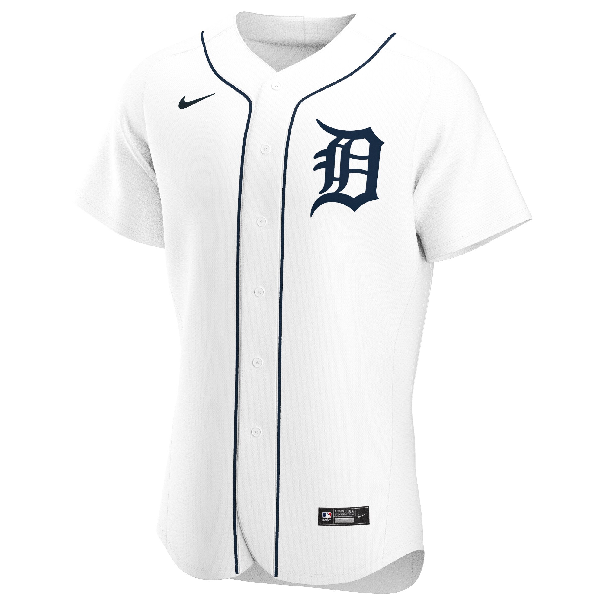 Jacoby Jones Detroit Tigers Nike Home Authentic Player Jersey - White - vstockx