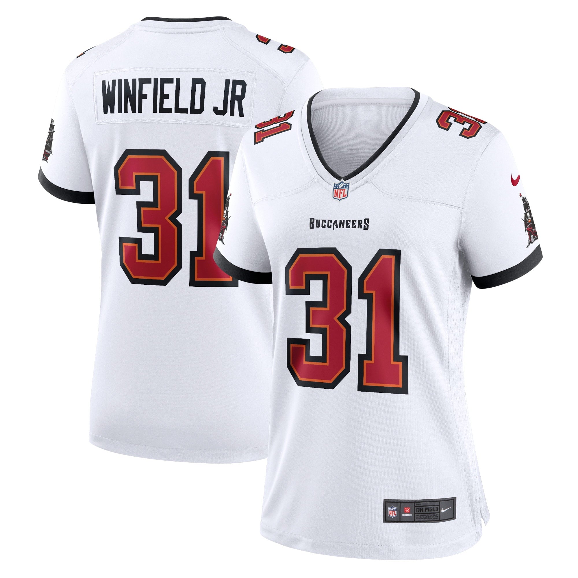 Women's Nike Antoine Winfield Jr. White Tampa Bay Buccaneers Game Jersey - vstockx