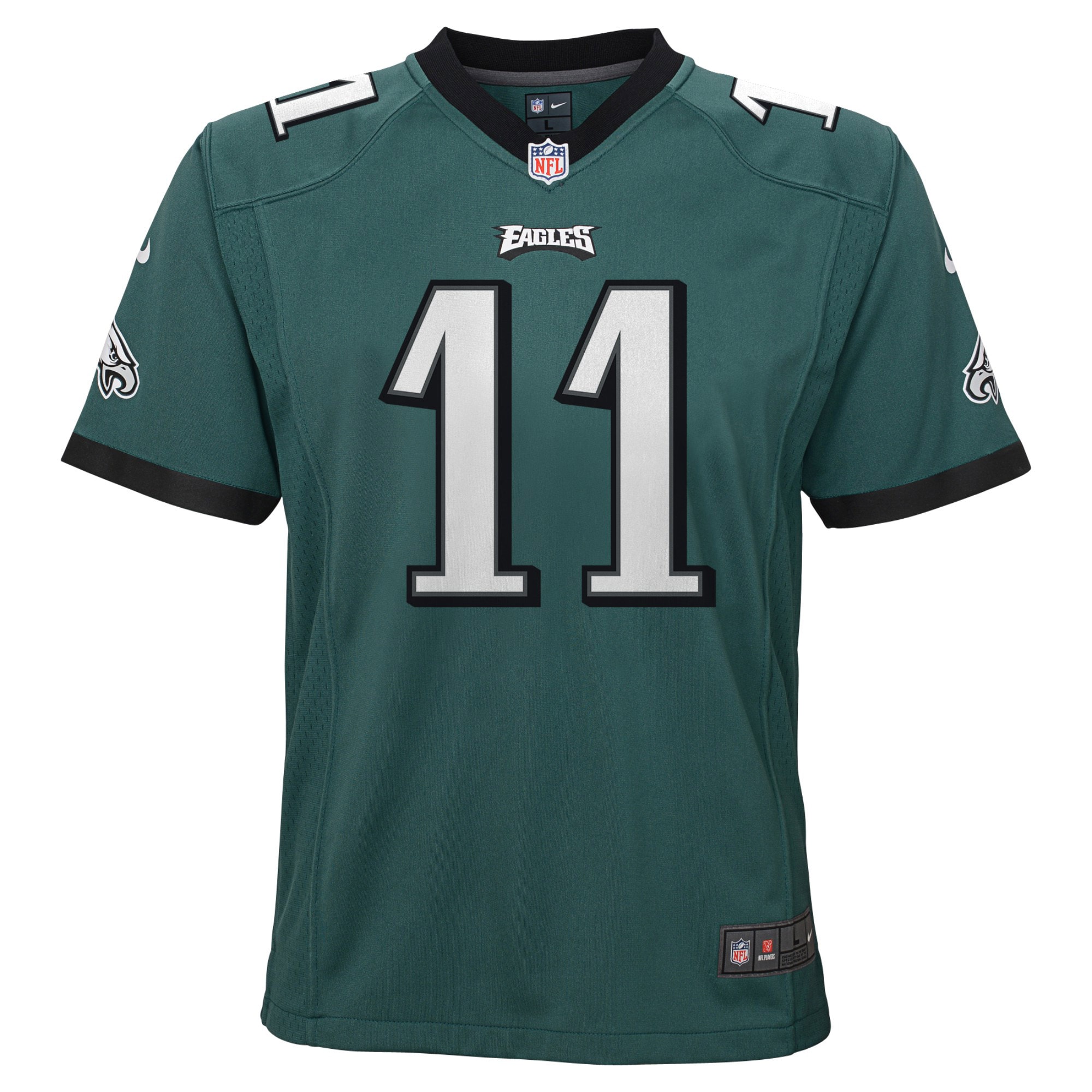 A.J. Brown Philadelphia Eagles Nike Youth Game Jersey - Green - vstockx