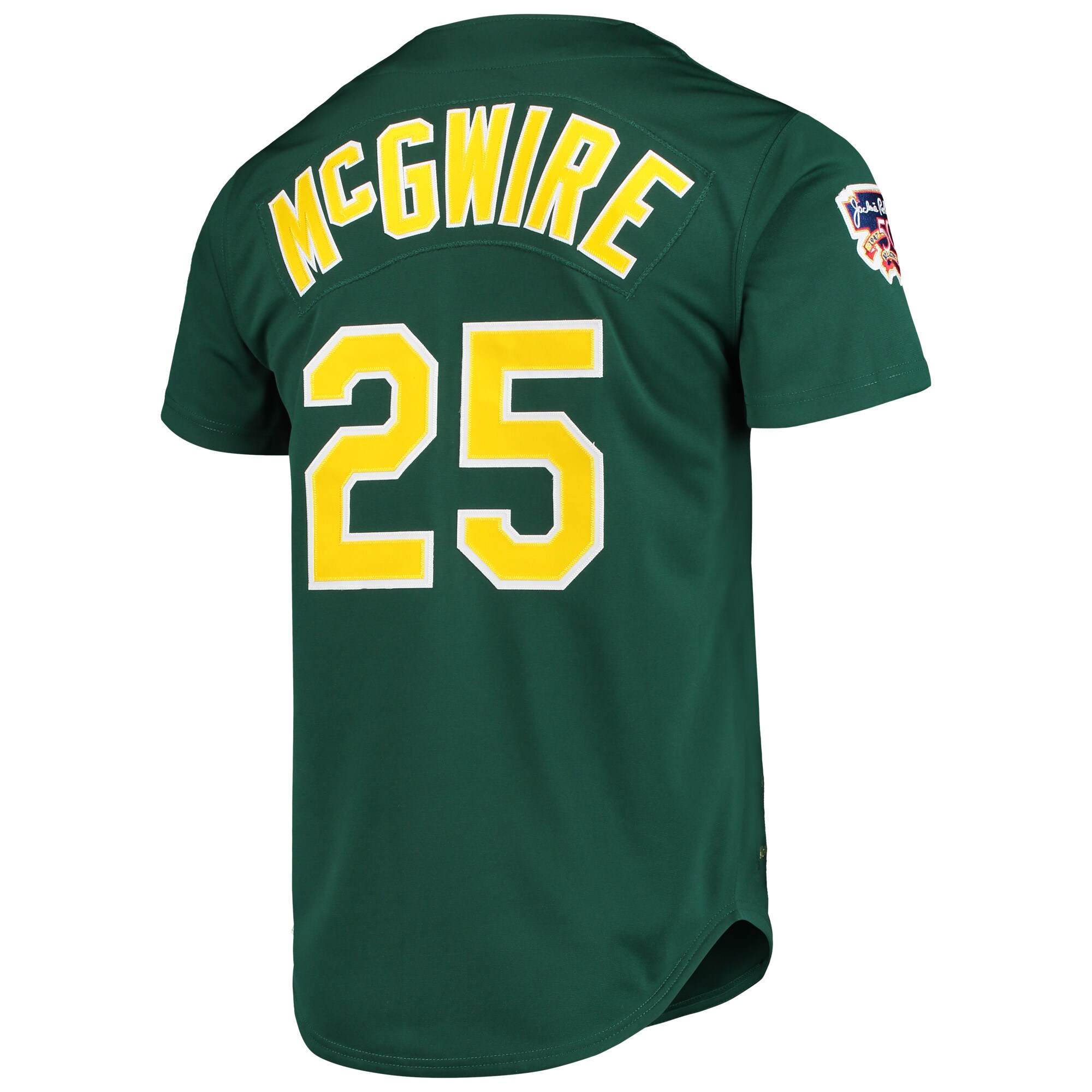 Mark McGwire Oakland Athletics Mitchell & Ness 1997 Cooperstown Collection Authentic Jersey - Green - vstockx