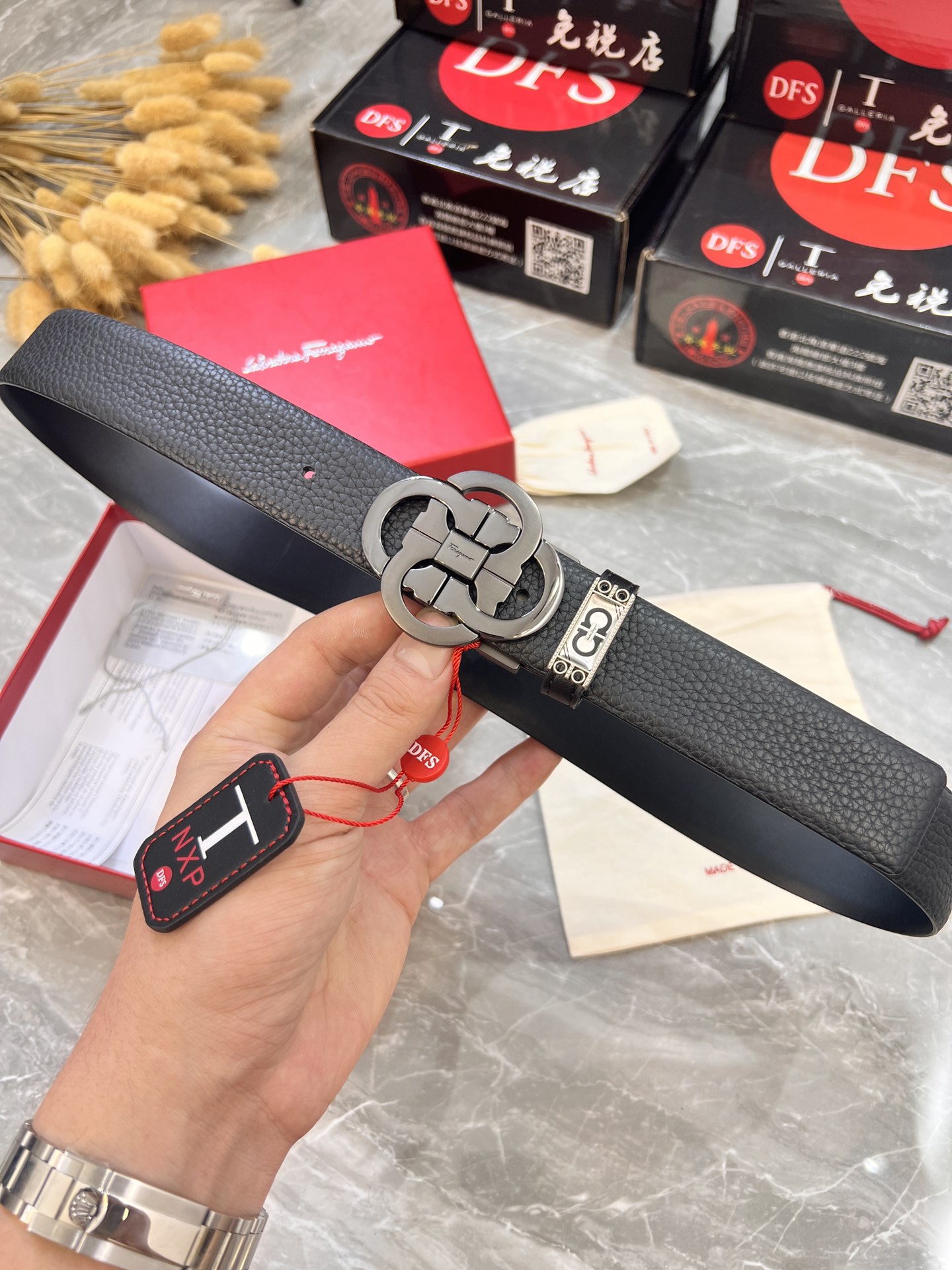 Streetwear Belt Ferragamo 319904 size:3.5cm - vstockx