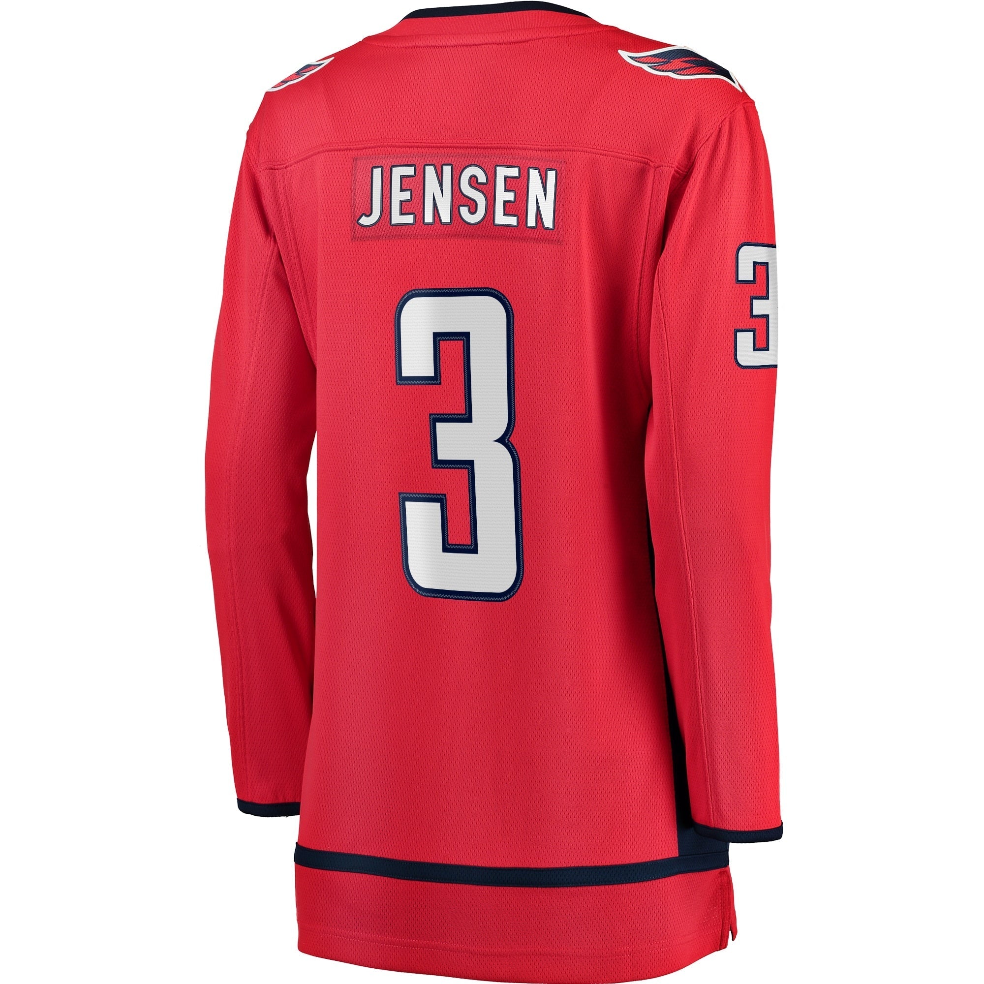 Women's Fanatics Branded Nick Jensen Red Washington Capitals Home Breakaway Player Jersey - vstockx