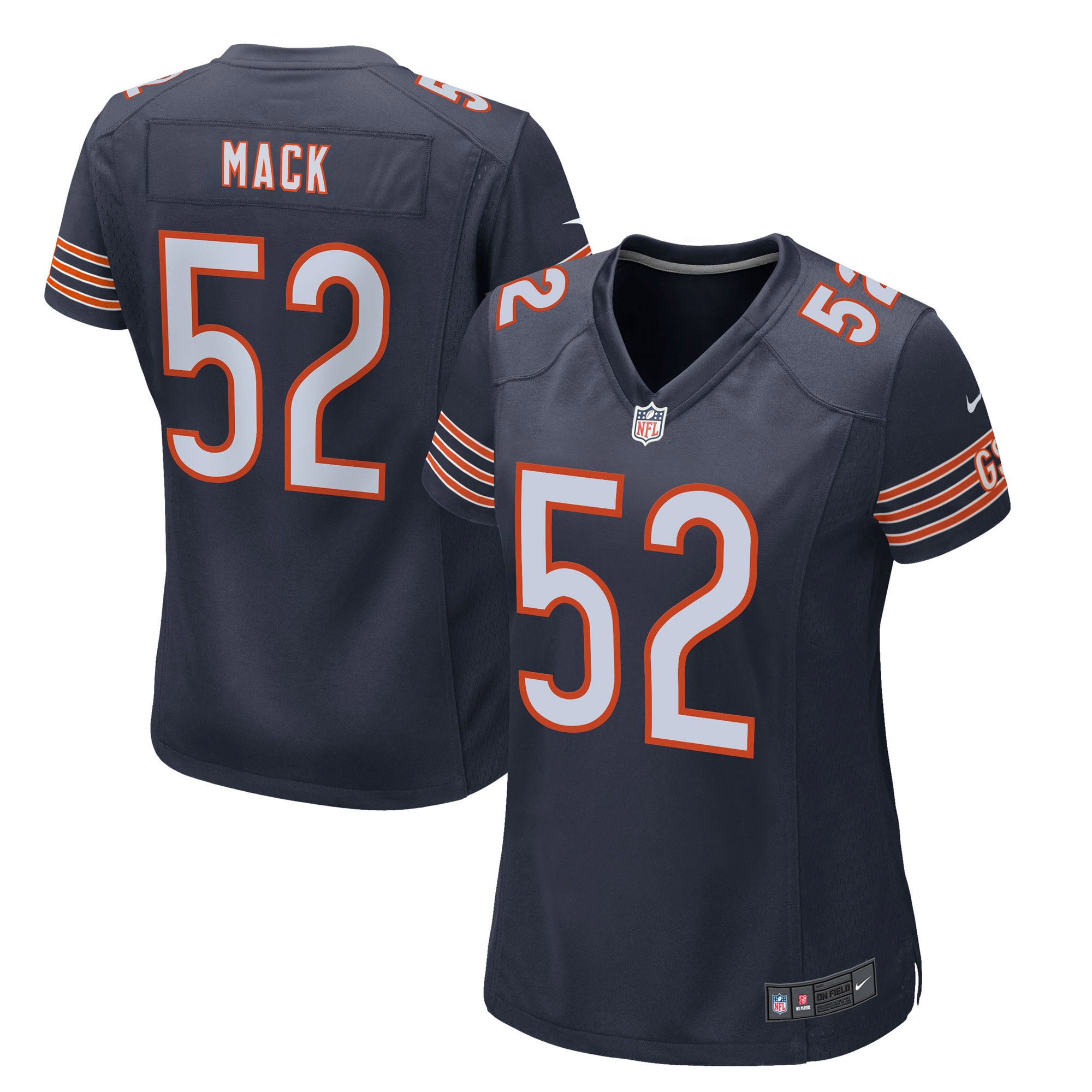 Khalil Mack Chicago Bears Nike Women's Game Player Jersey - Navy - vstockx
