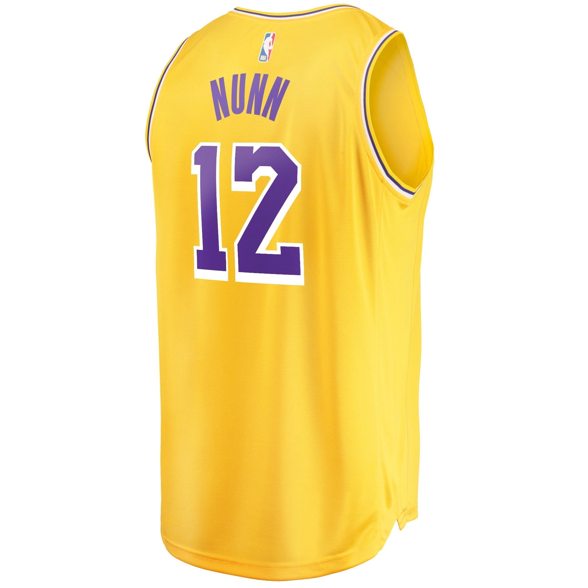 Men's Fanatics Branded Kendrick Nunn Gold Los Angeles Lakers 2021/22 Fast Break Replica Jersey - Icon Edition - vstockx