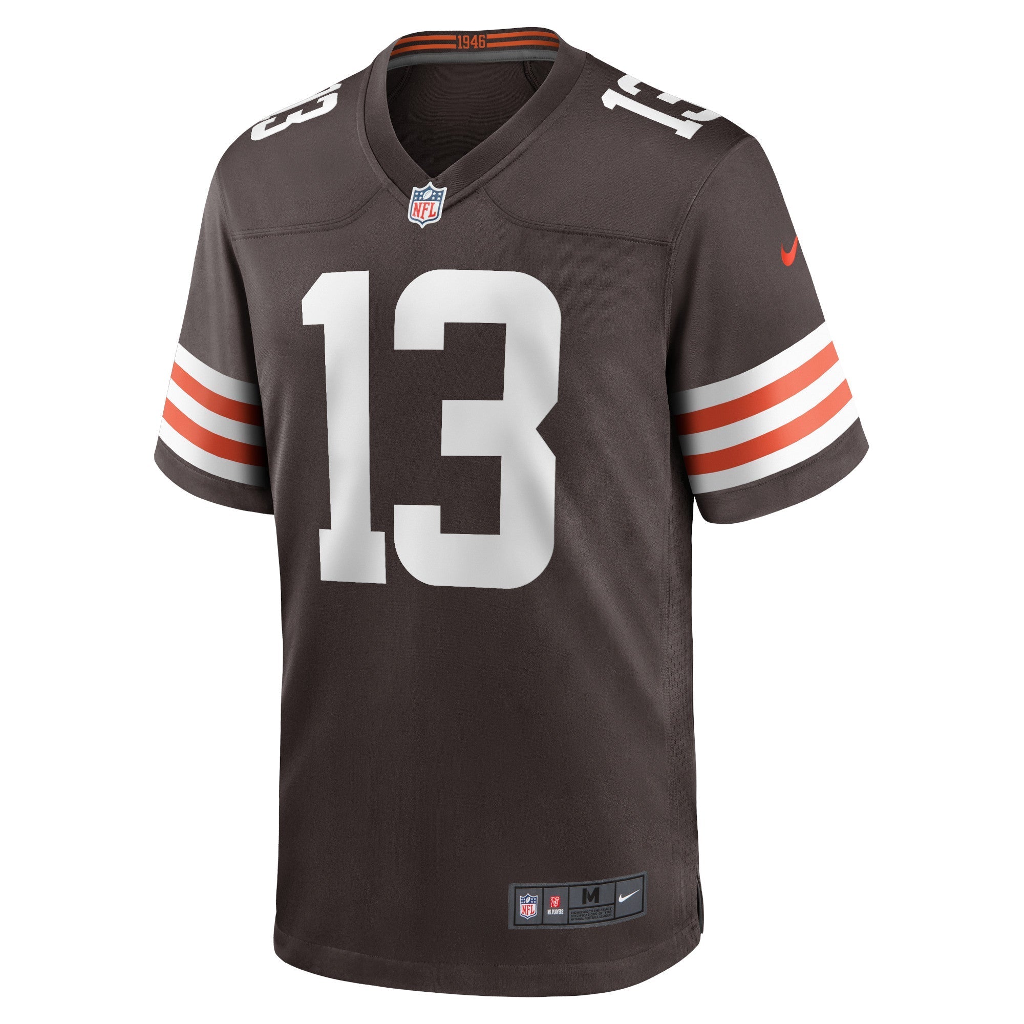 Men's Nike Corey Bojorquez Brown Cleveland Browns Game Jersey - vstockx