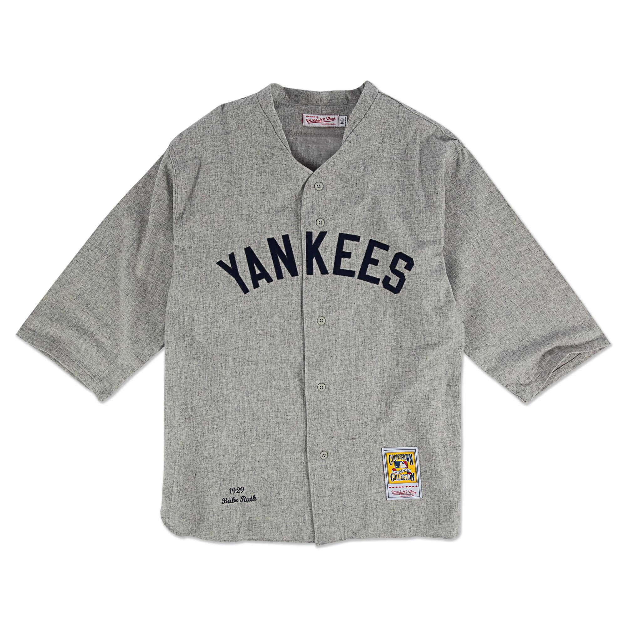 Authentic Jersey New York Yankees Road 1929 Babe Ruth - vstockx