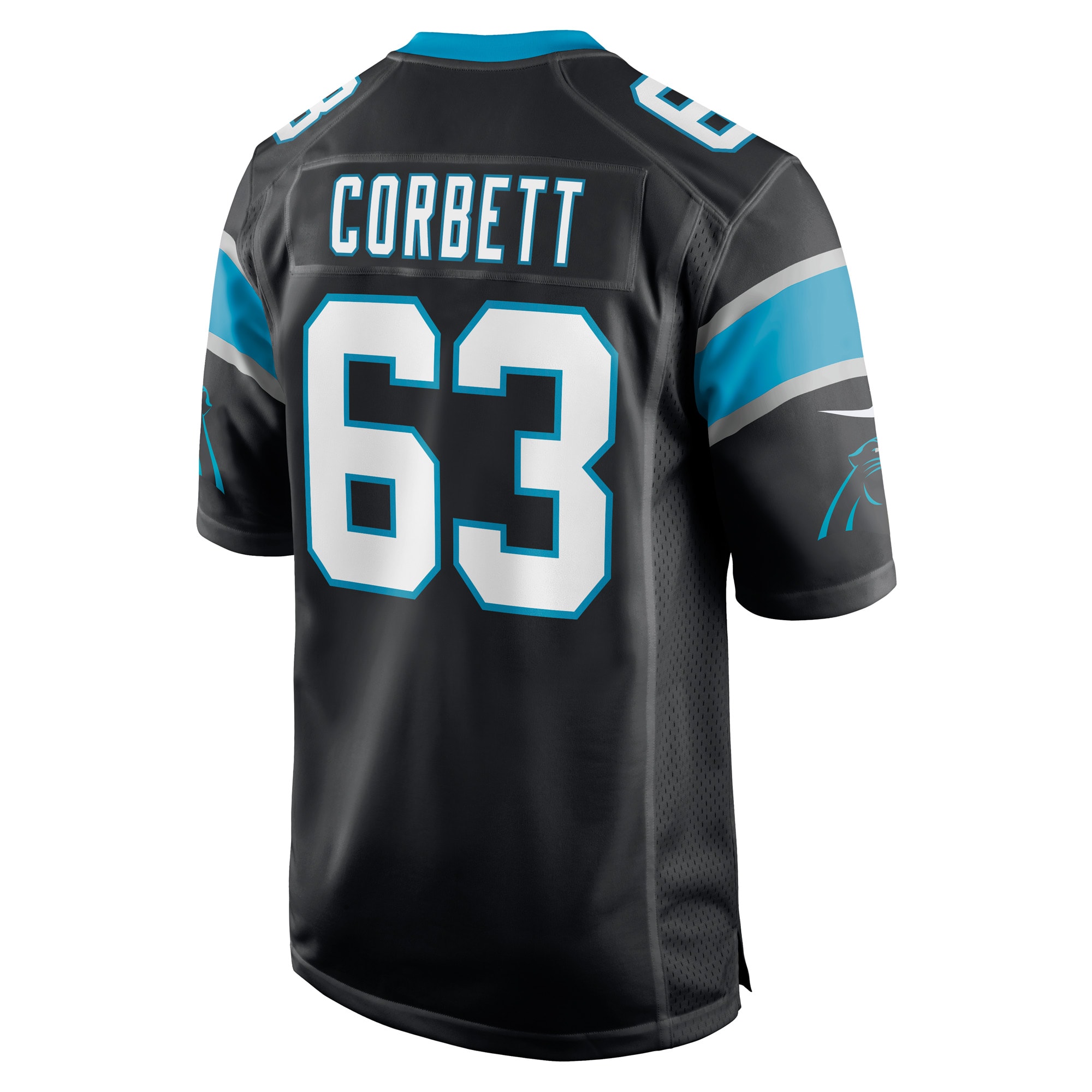 Austin Corbett Carolina Panthers Nike Game Jersey - Black - vstockx