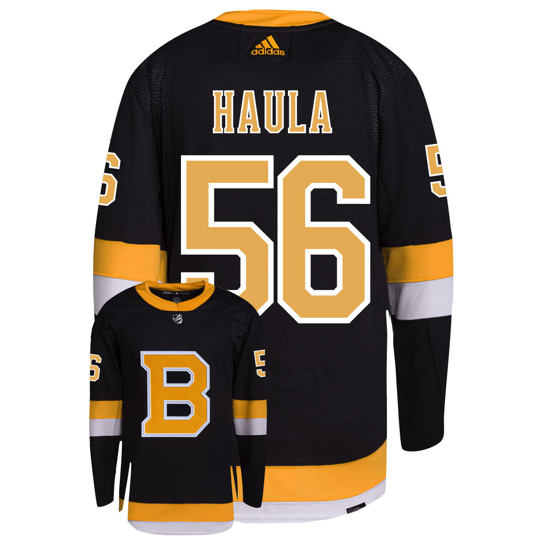 Erik Haula Boston Bruins Adidas Primegreen Authentic NHL Hockey Jersey - vstockx