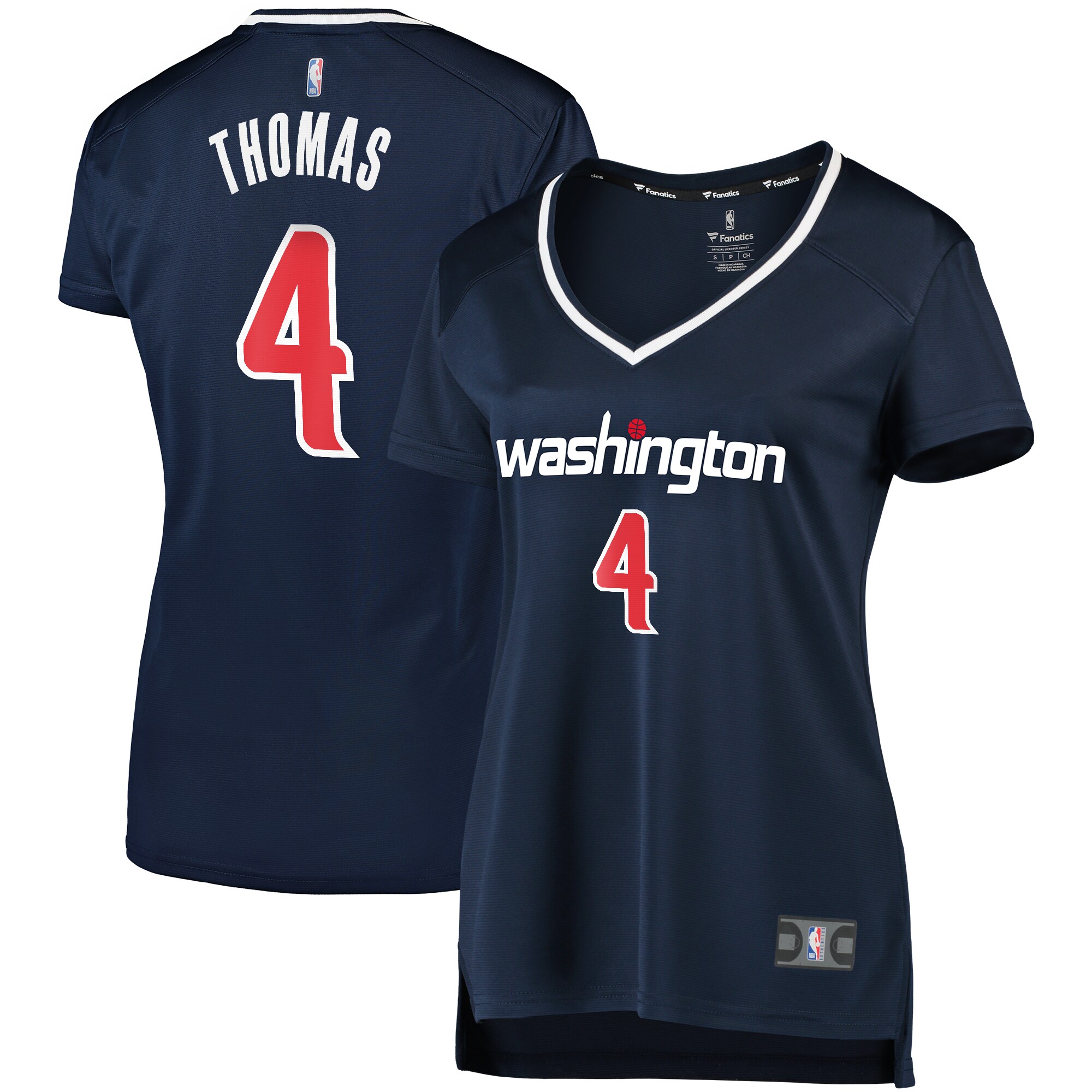 Isaiah Thomas Washington Wizards Fanatics Branded Women's Fast Break Replica Jersey Navy - Statement Edition - vstockx