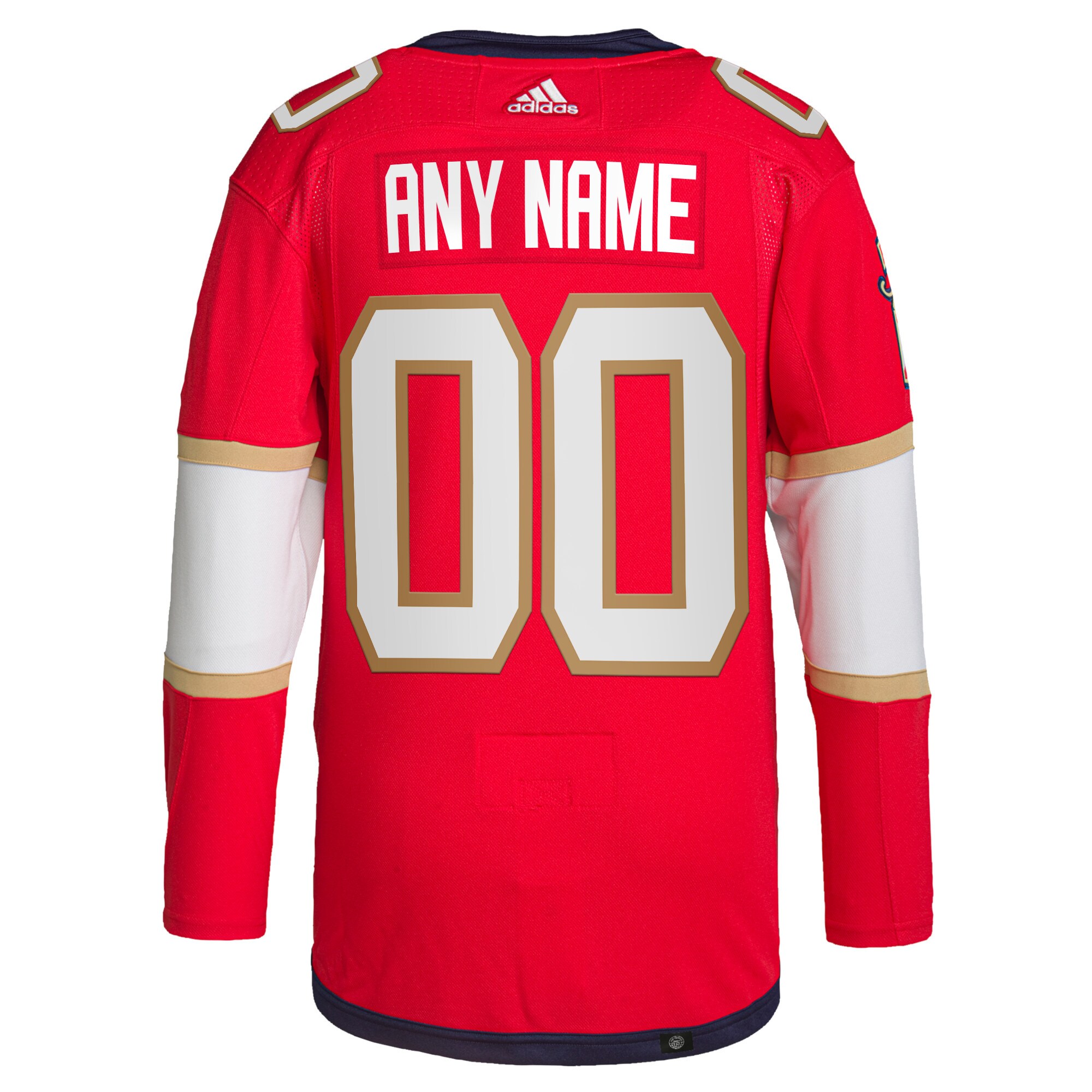 Florida Panthers adidas Home Primegreen Authentic Pro Custom Jersey - Red - vstockx