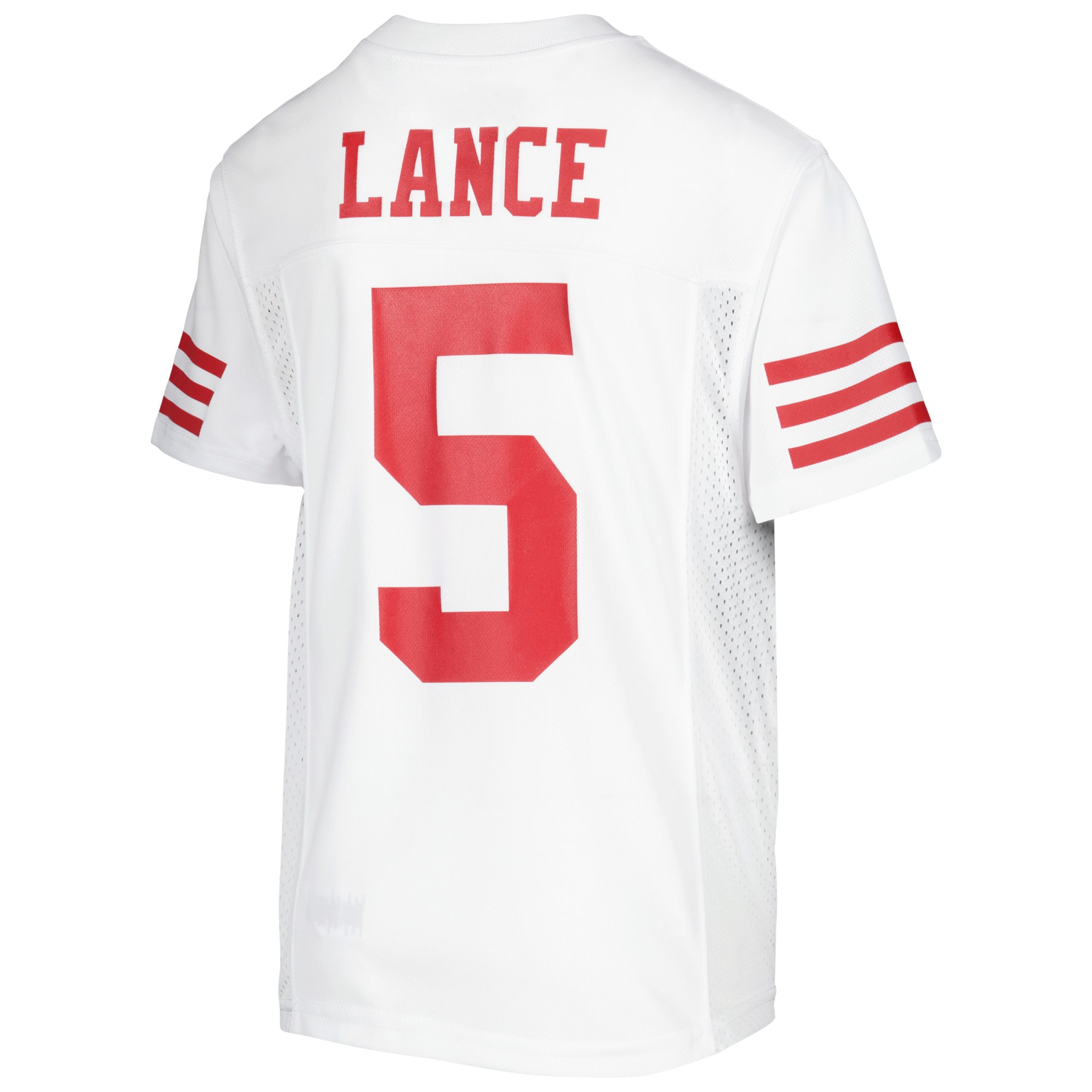 Trey Lance San Francisco 49ers Youth Team Replica Player Jersey - White - vstockx