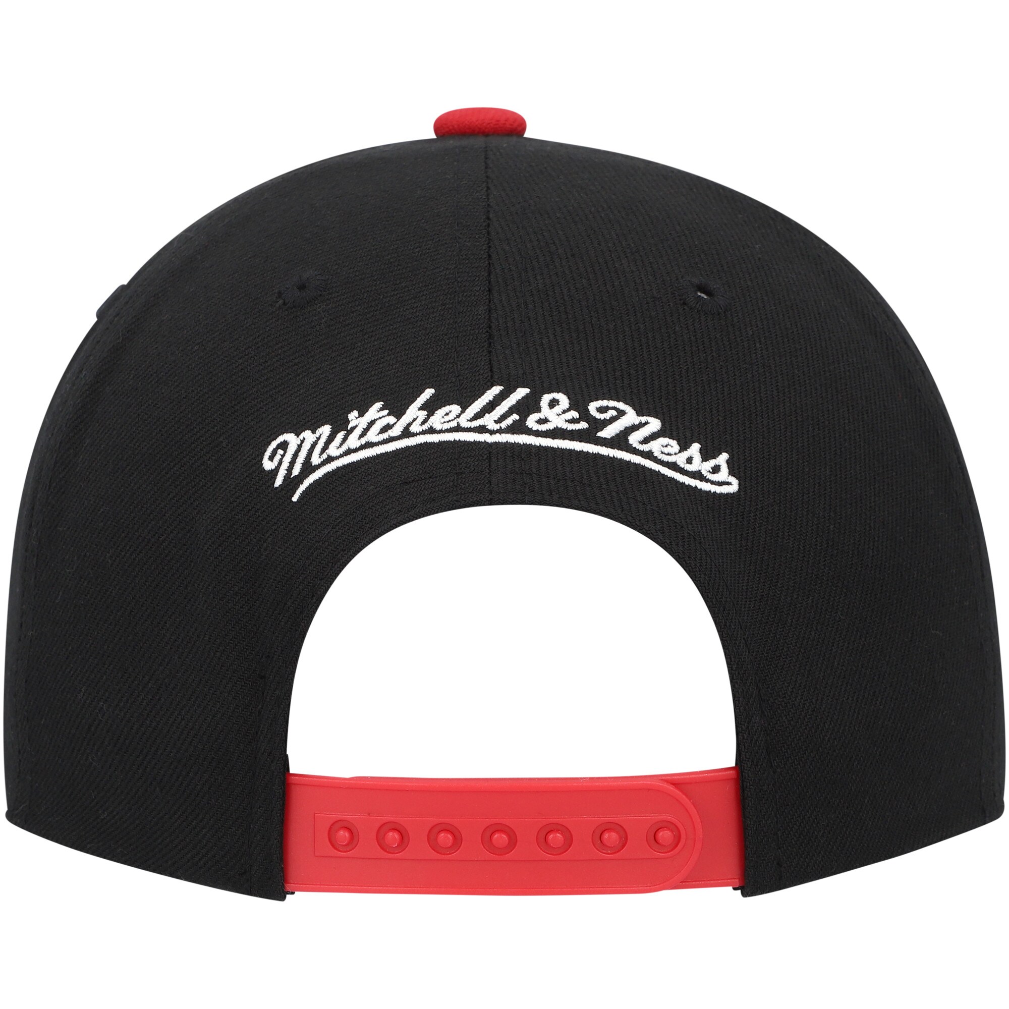 Miami Heat Mitchell & Ness SOUL Cross Check Snapback - Black - vstockx