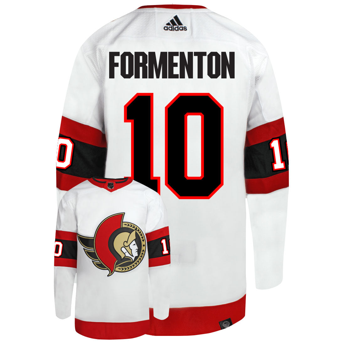 Alex Formenton Ottawa Senators Adidas Primegreen Authentic NHL Hockey Jersey - vstockx