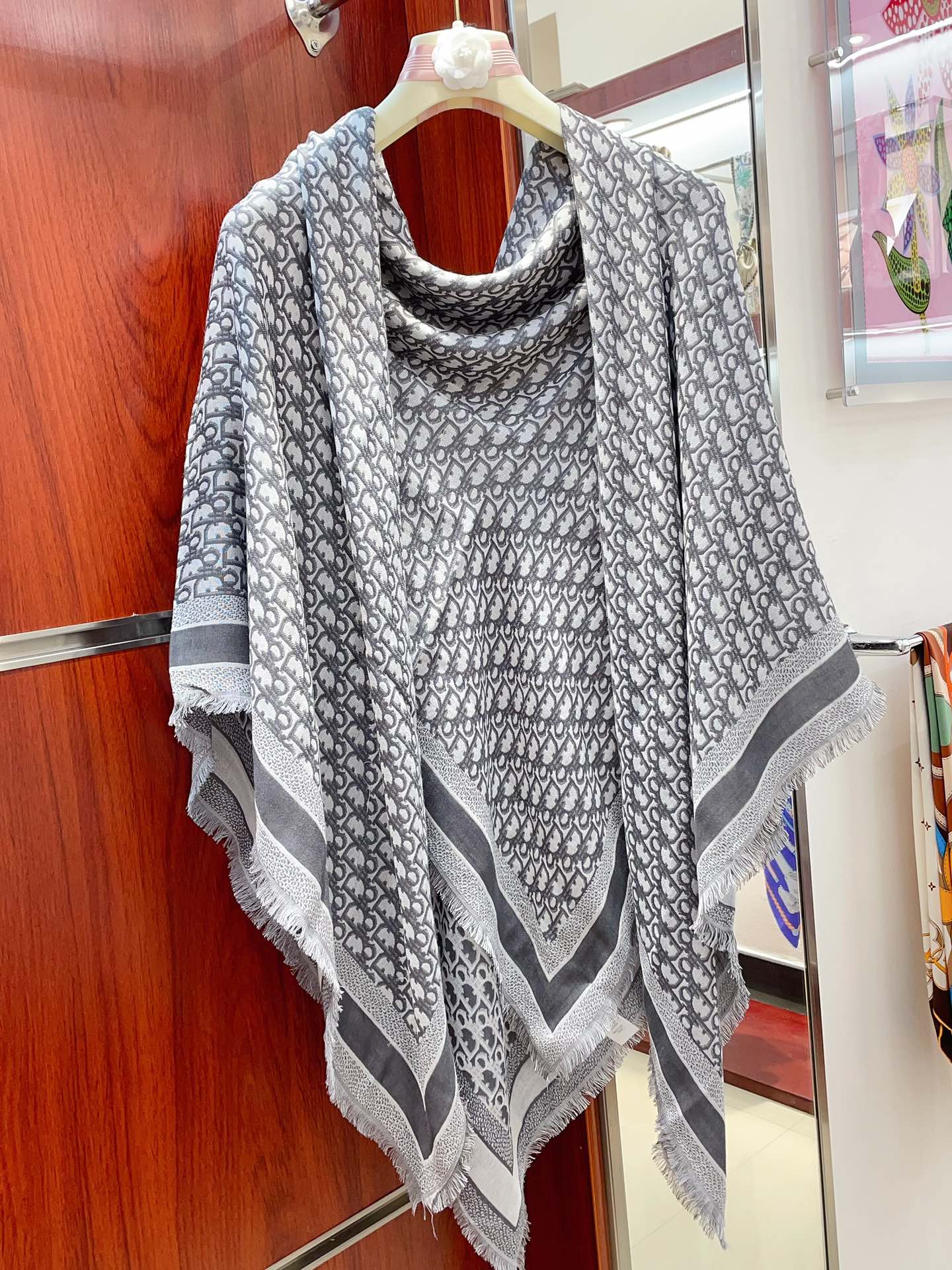 Streetwear Scarf Dior 328757 SIZE:140cm*140cm - vstockx