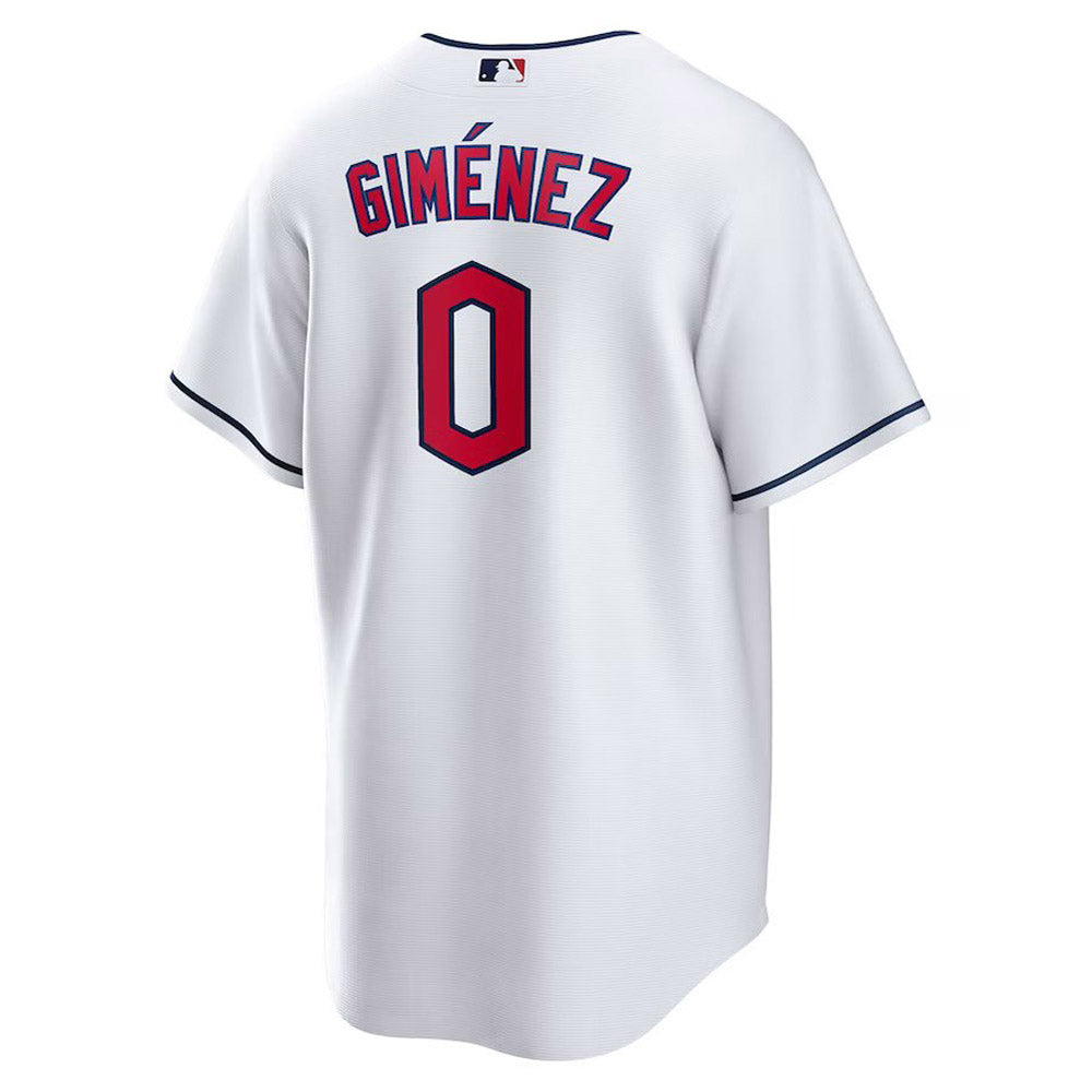 Youth Cleveland Guardians Andres Gimenez Cool Base Replica Home Jersey - White - vstockx