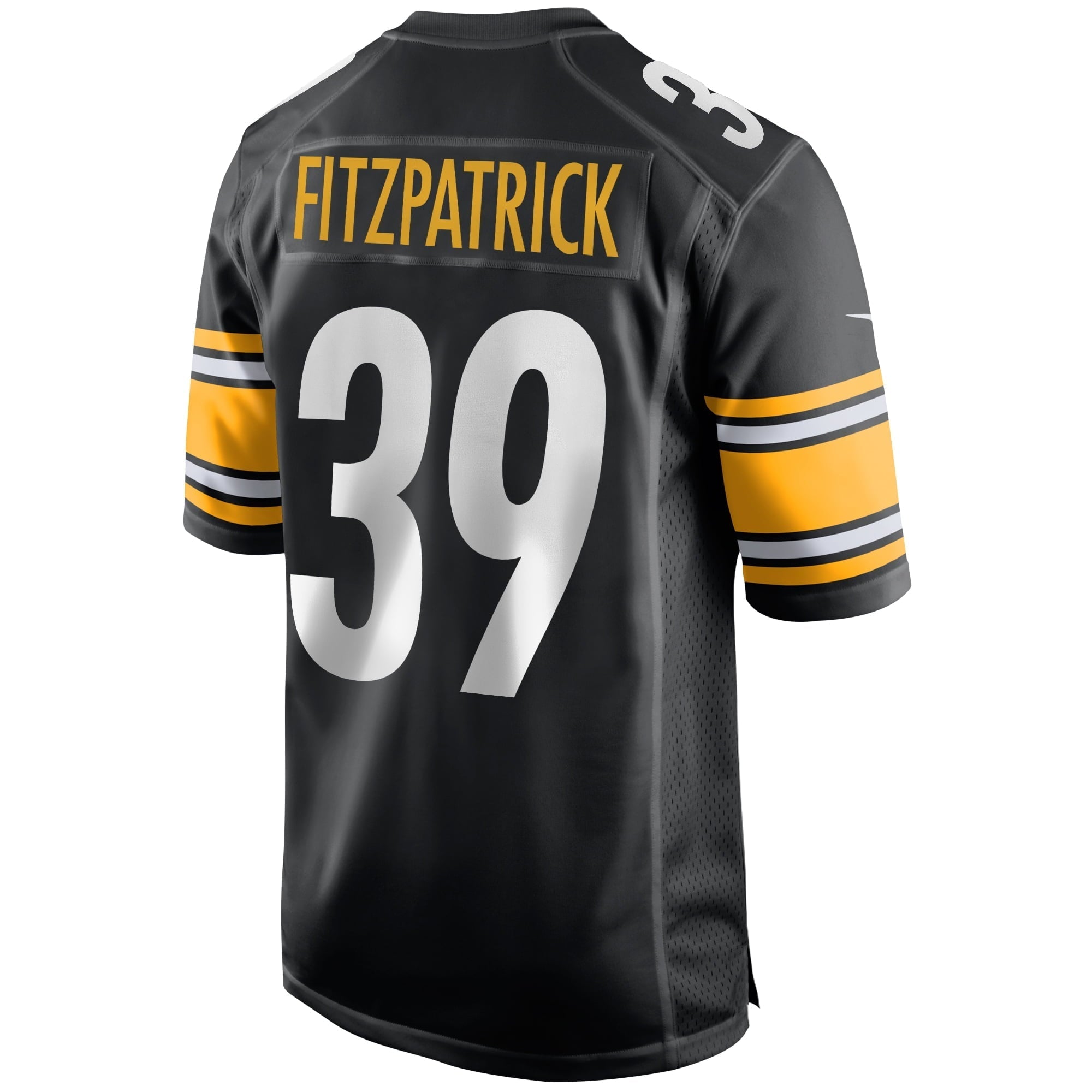 Men's Nike Minkah Fitzpatrick Black Pittsburgh Steelers Game Jersey - vstockx