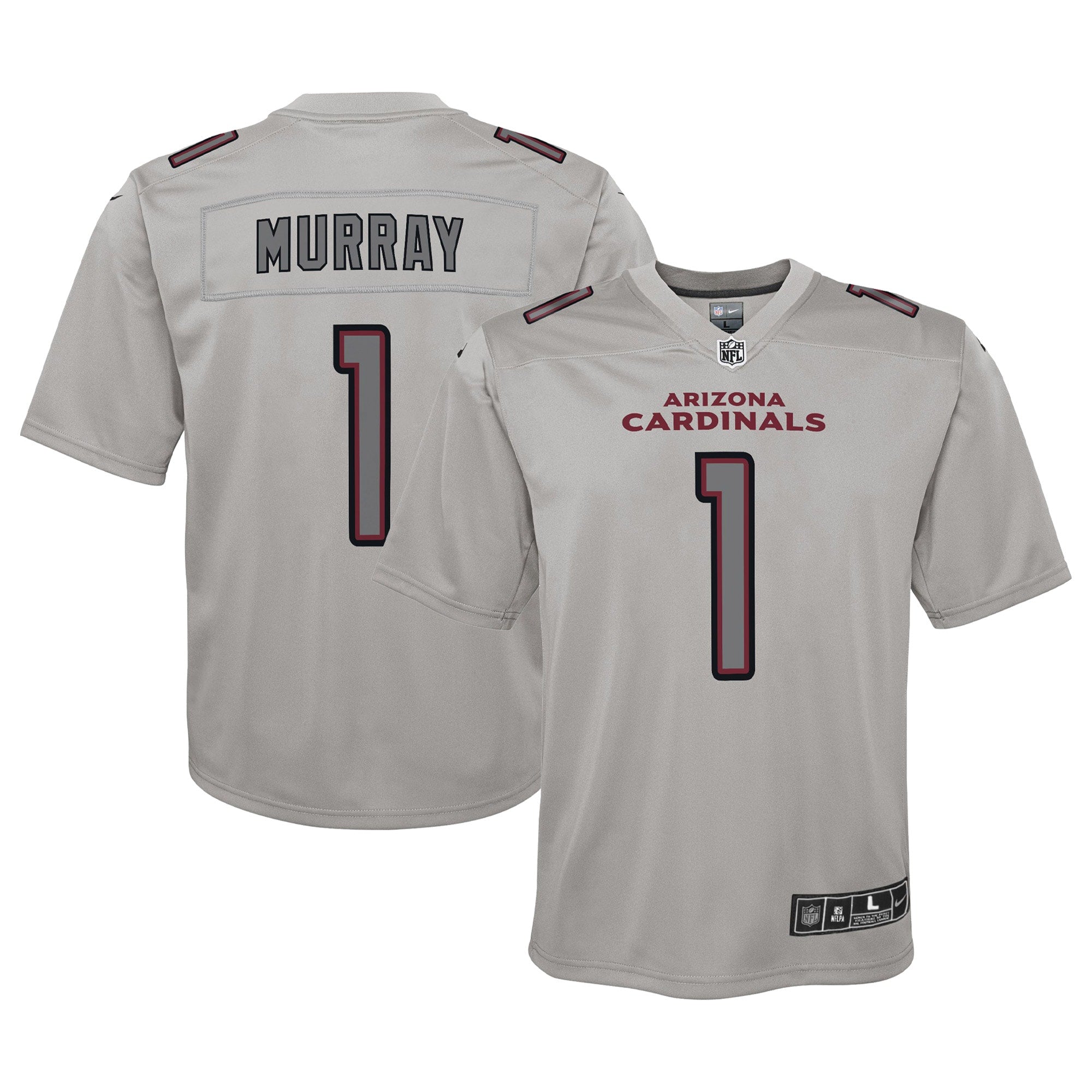 Youth Nike Kyler Murray Gray Arizona Cardinals Atmosphere Game Jersey - vstockx