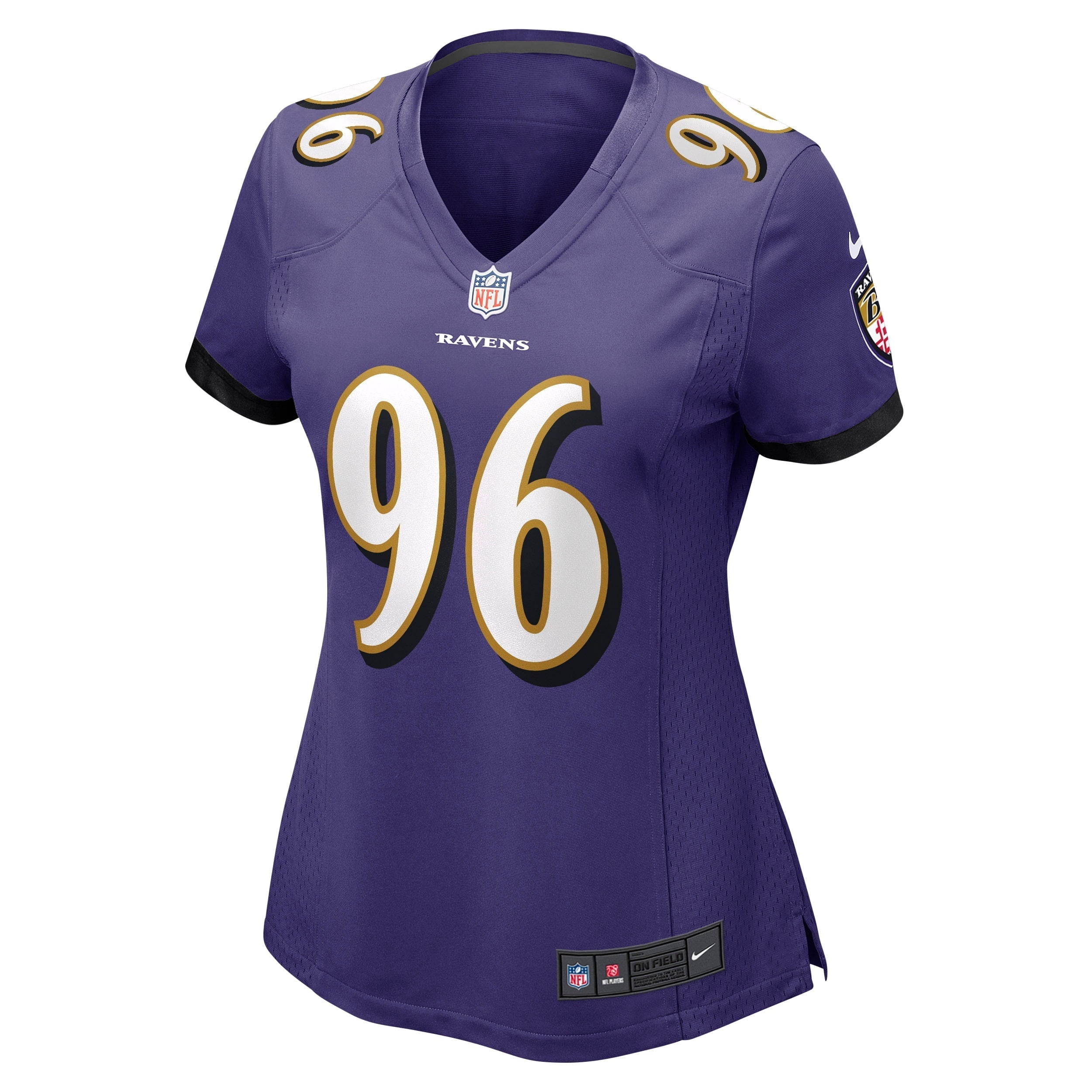 Women's Nike Broderick Washington Purple Baltimore Ravens Game Jersey - vstockx