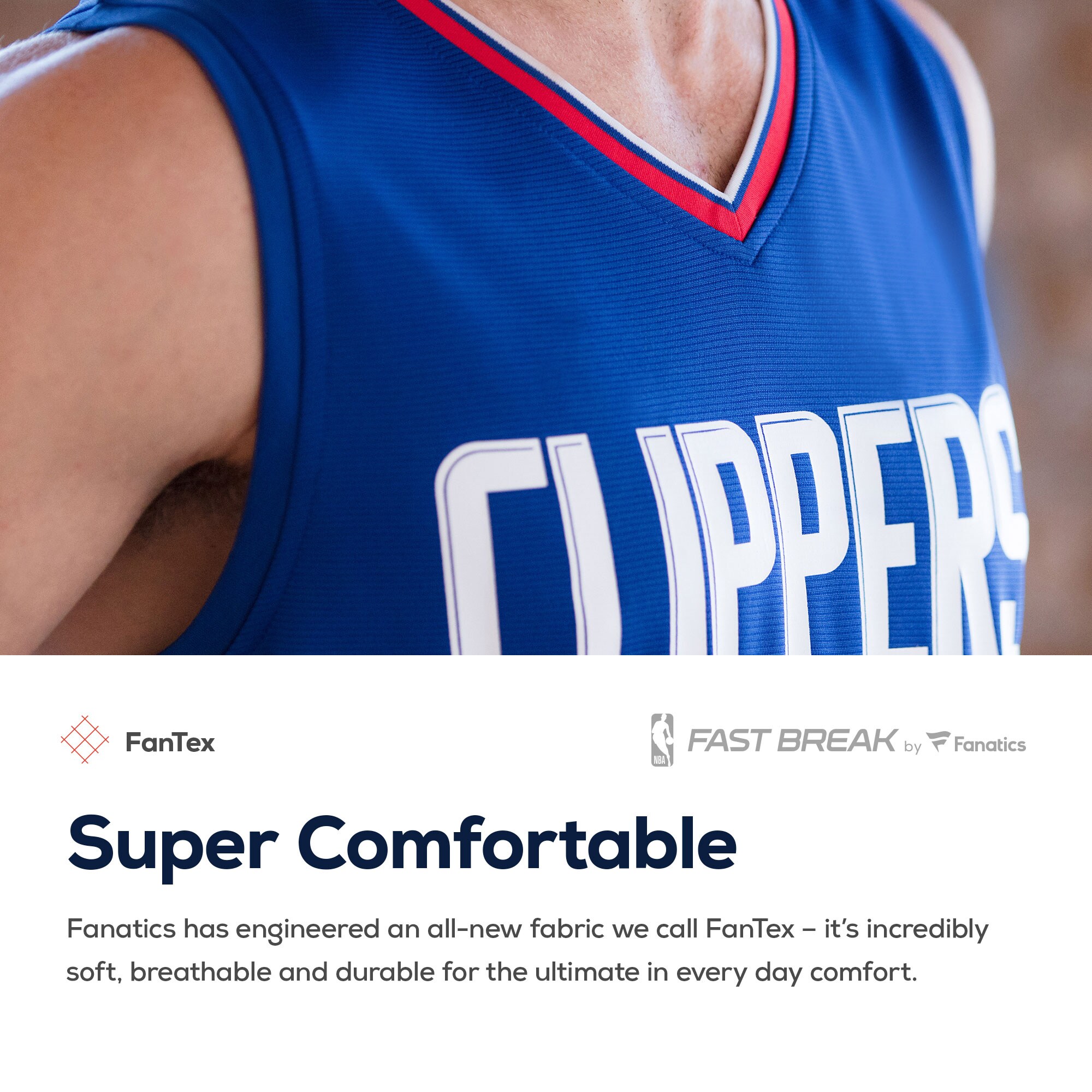 Kawhi Leonard LA Clippers Fanatics Branded Youth 2019/20 Fast Break Replica Jersey Blue - Icon Edition - vstockx