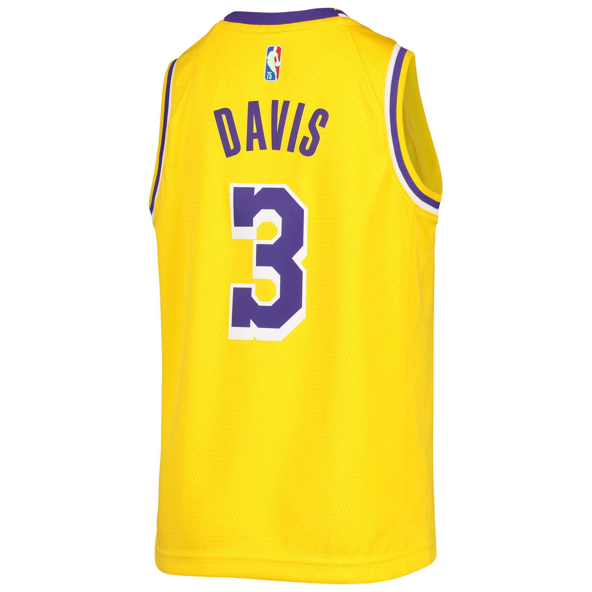 Anthony Davis Los Angeles Lakers Nike Youth 2021/22 Diamond Swingman Jersey - Icon Edition - Gold - vstockx