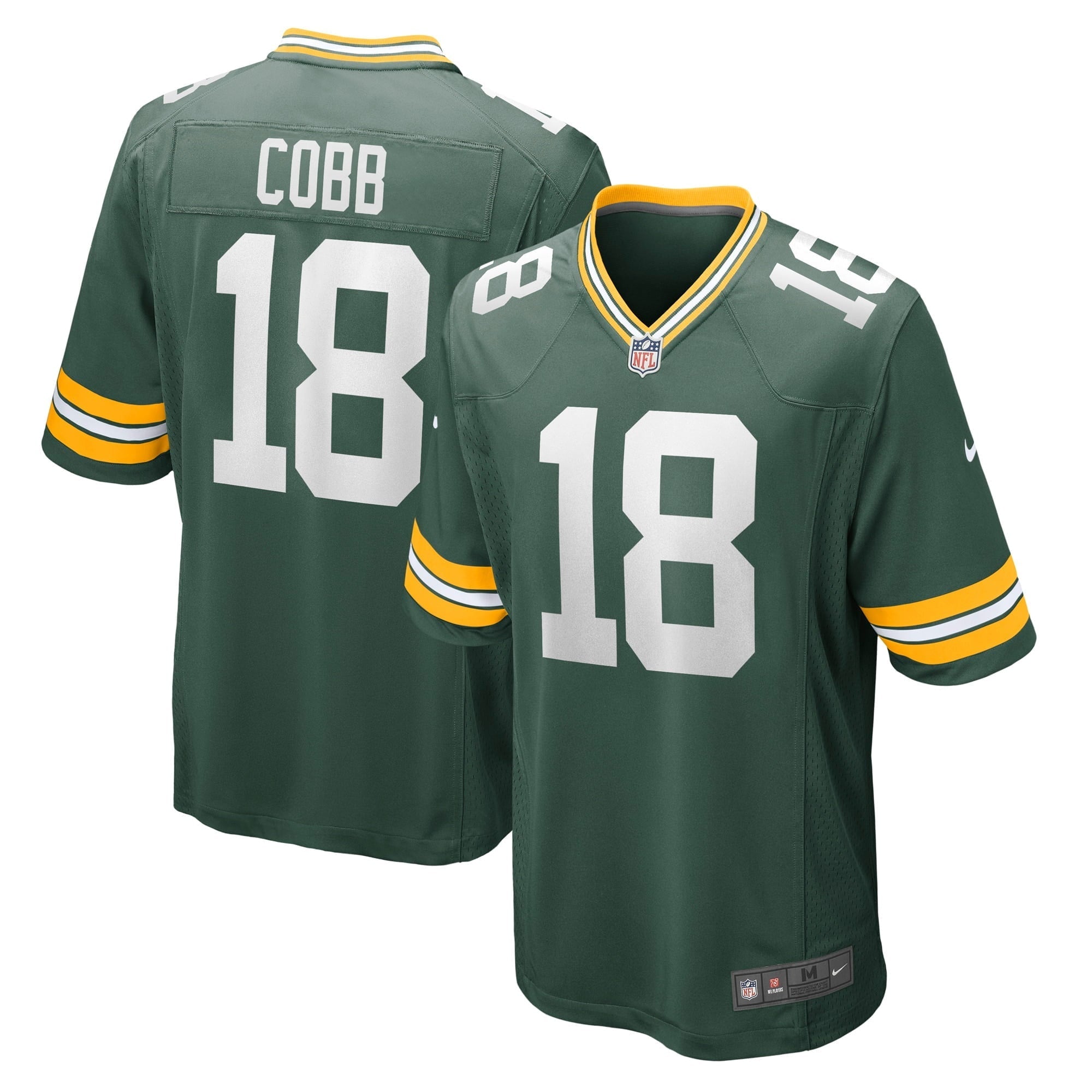 Men's Nike Randall Cobb Green Green Bay Packers Game Jersey - vstockx
