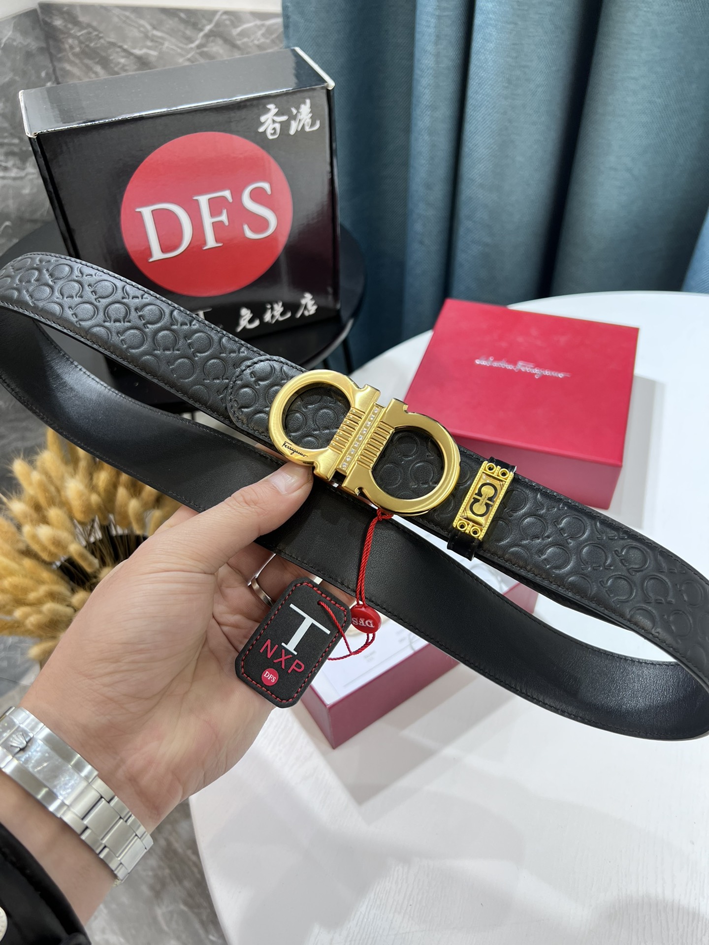 Streetwear Belt Ferragamo 319645 size:3.5cm - vstockx