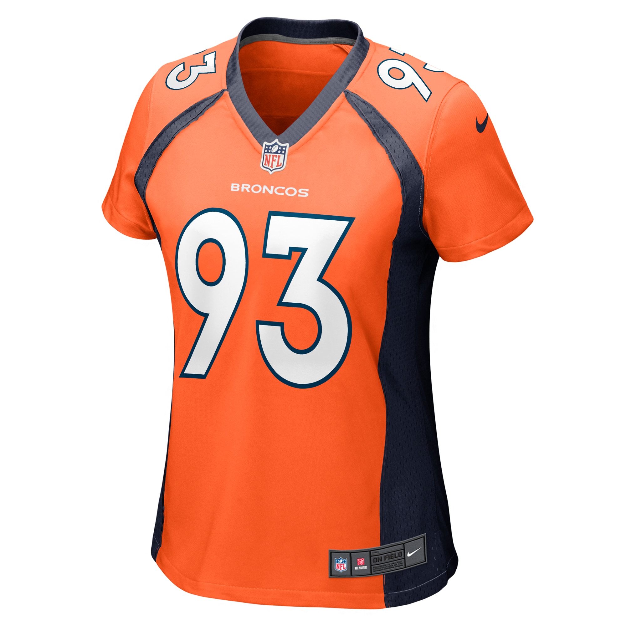 Troy Jones Denver Broncos Nike Women's Game Jersey - Orange - vstockx