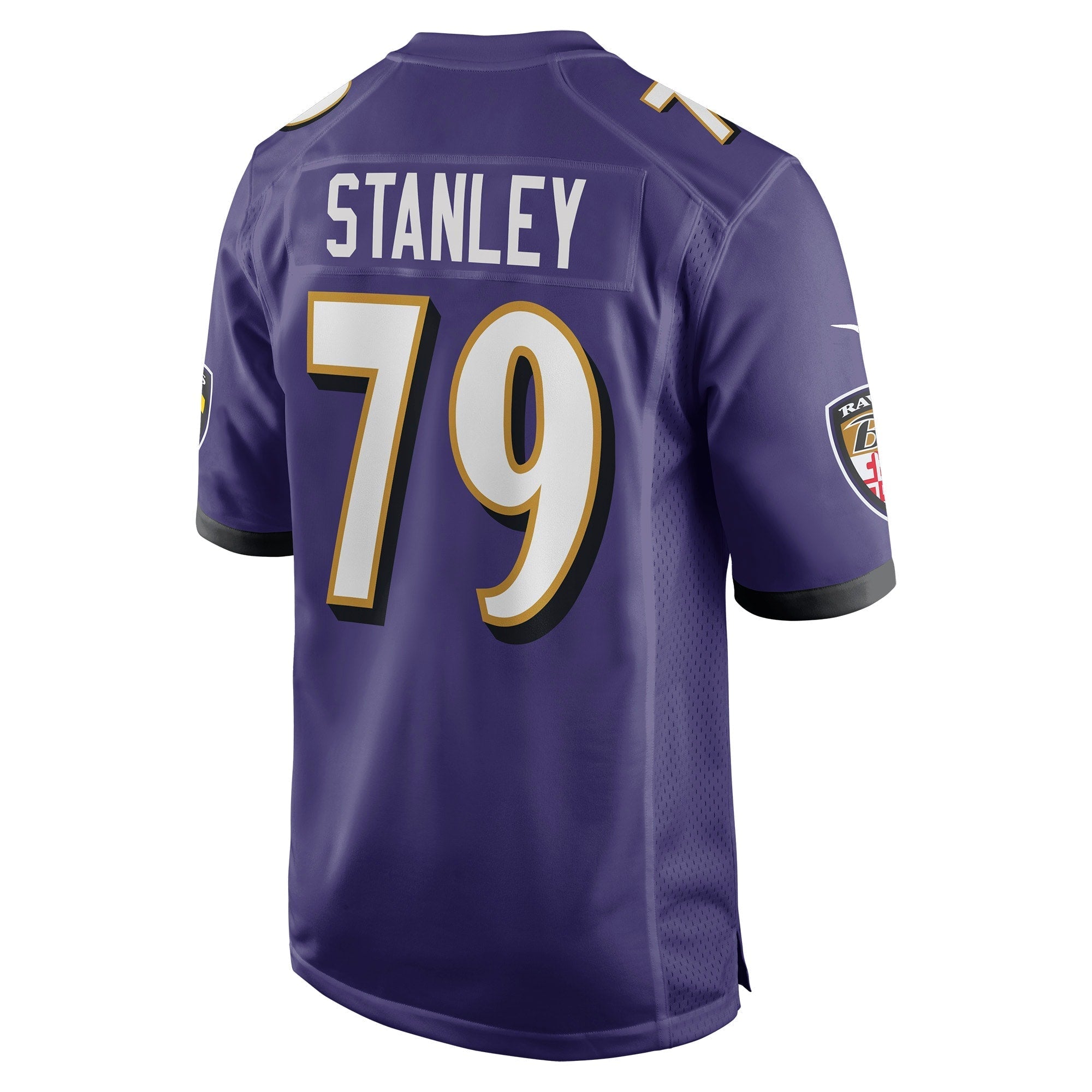 Men's Nike Ronnie Stanley Purple Baltimore Ravens Game Jersey - vstockx