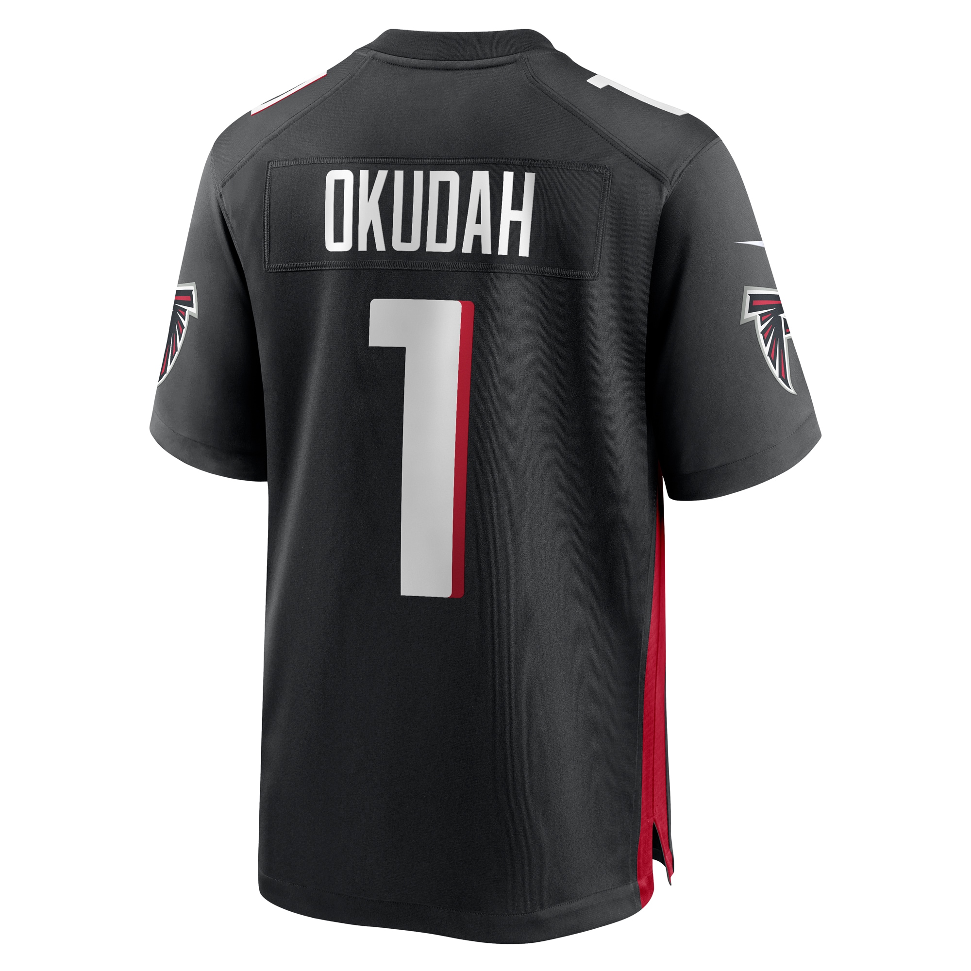 Jeff Okudah Atlanta Falcons Nike Game Player Jersey - Black - vstockx