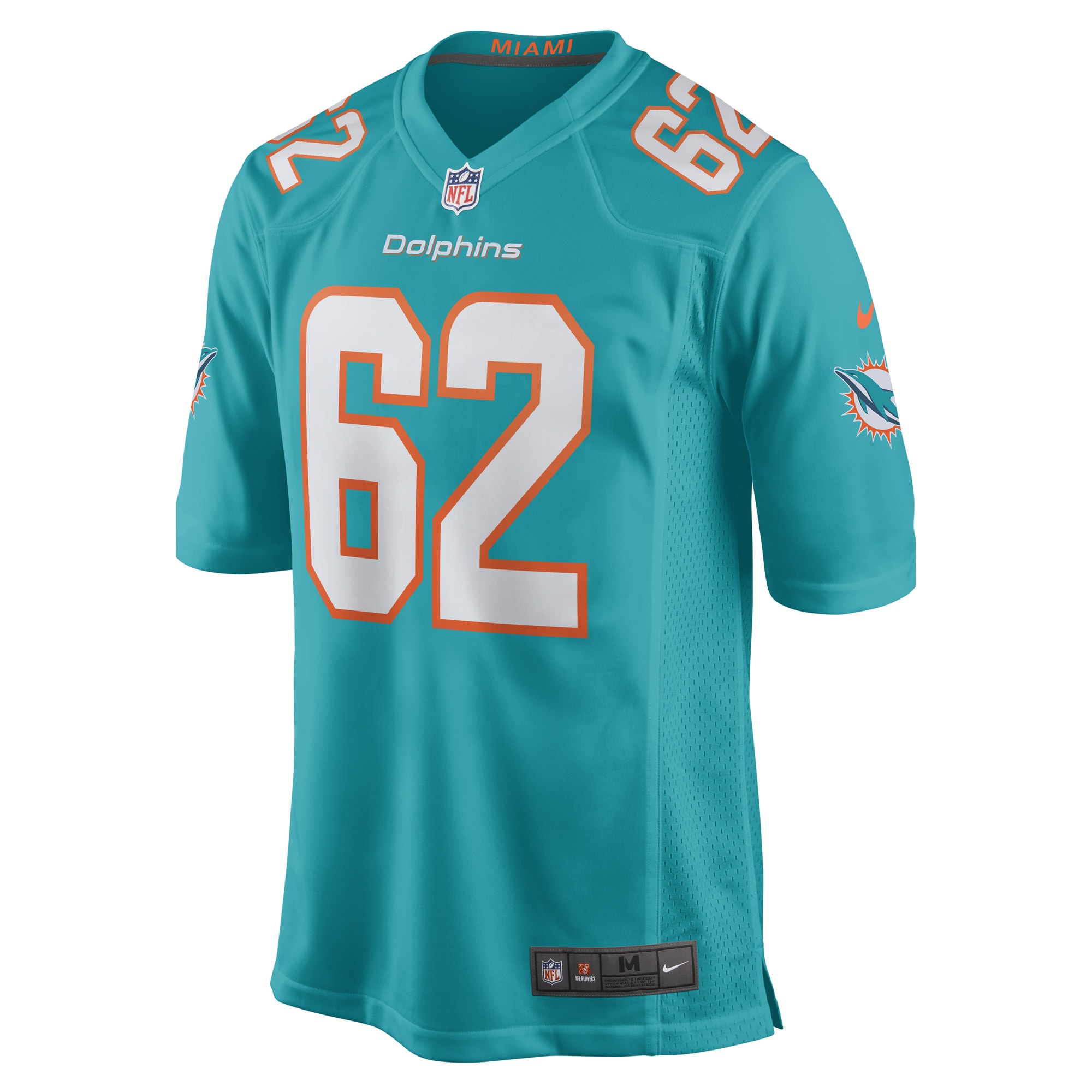 James Empey Miami Dolphins Nike Game Player Jersey - Aqua - vstockx
