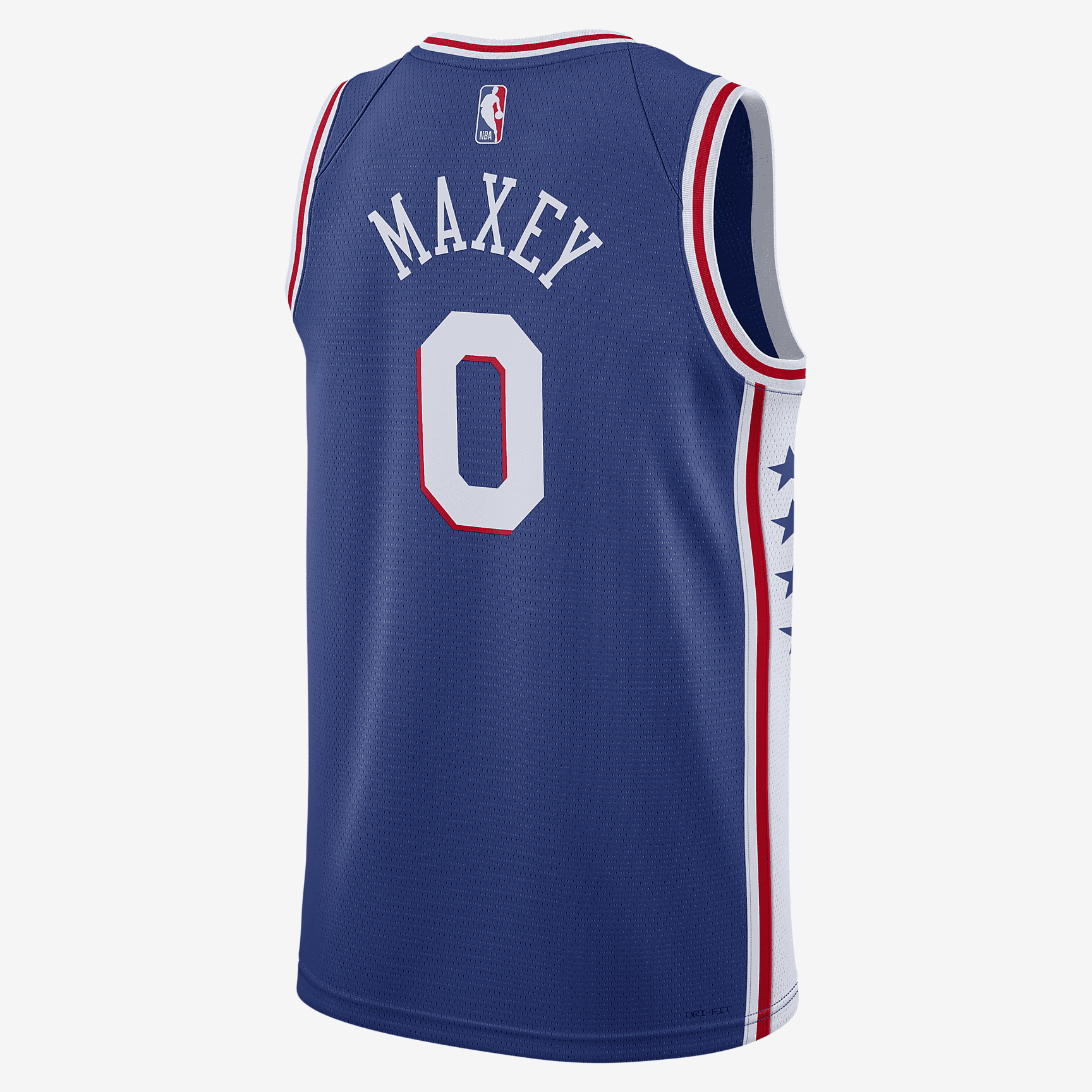 Philadelphia 76ers Icon Edition 2022/23 Nike Dri-FIT NBA Swingman Jersey - Rush Blue - vstockx