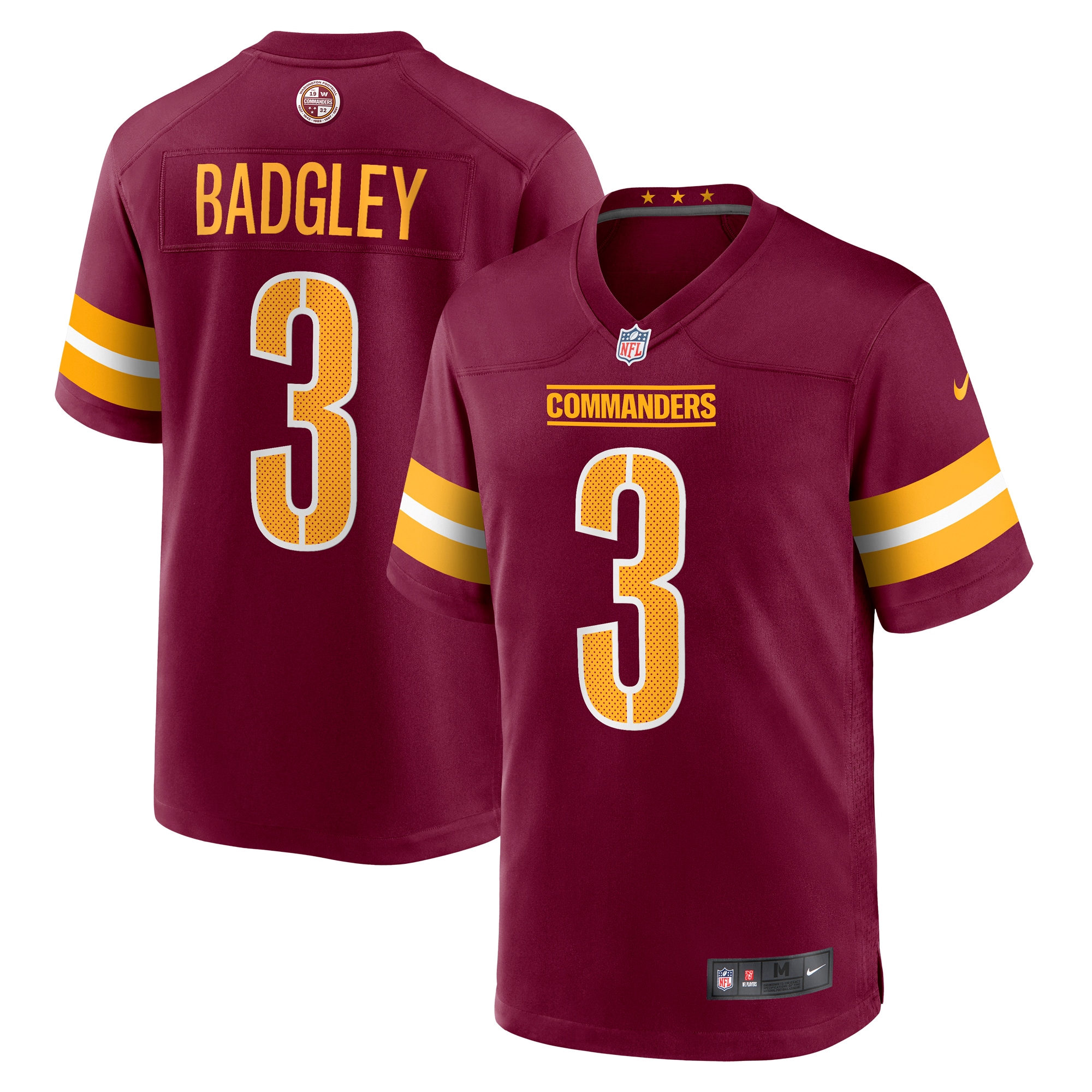 Michael Badgley Washington Commanders Nike Game Jersey - Burgundy - vstockx
