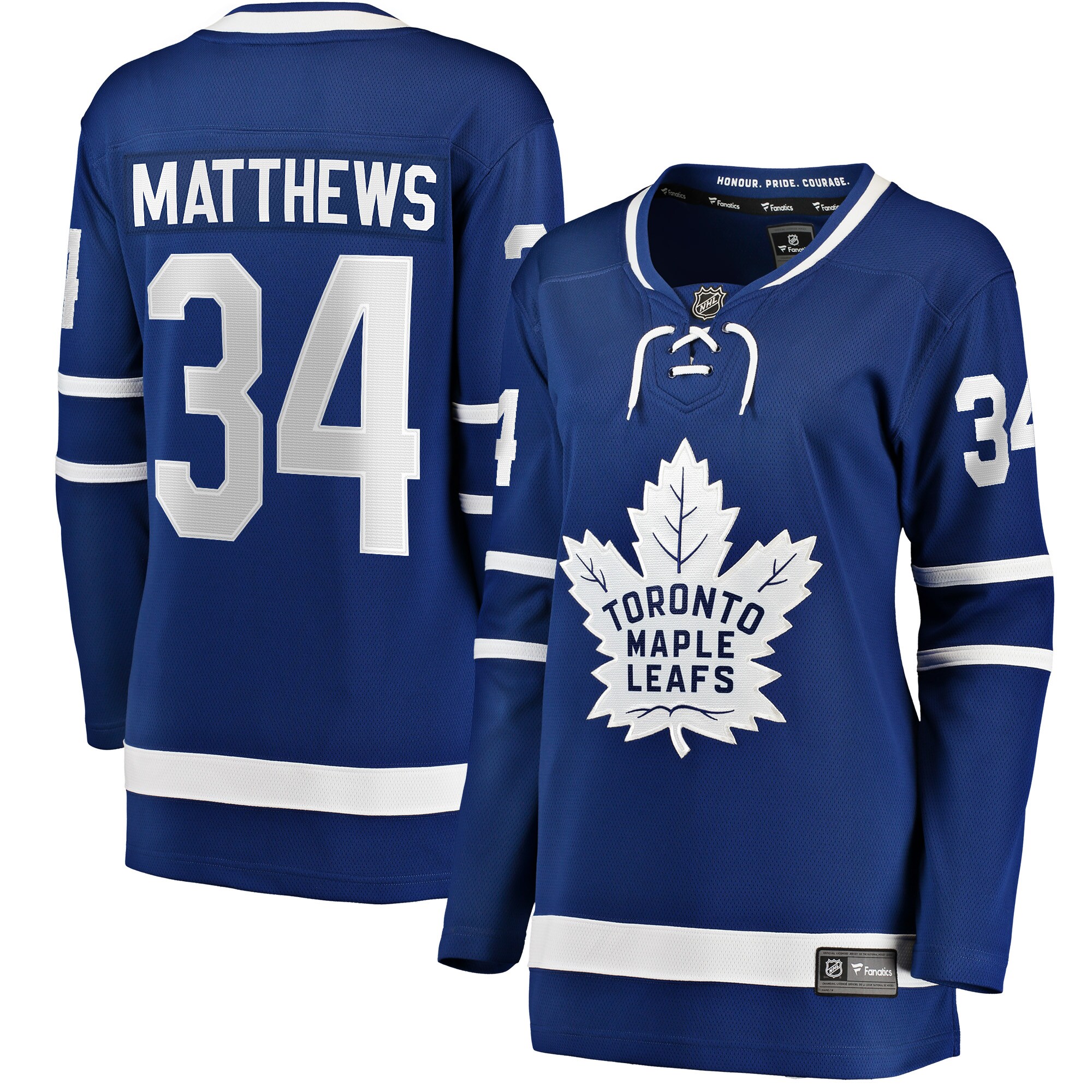 Auston Matthews Toronto Maple Leafs Fanatics Branded Women's Home Breakaway Player Jersey - Royal - vstockx