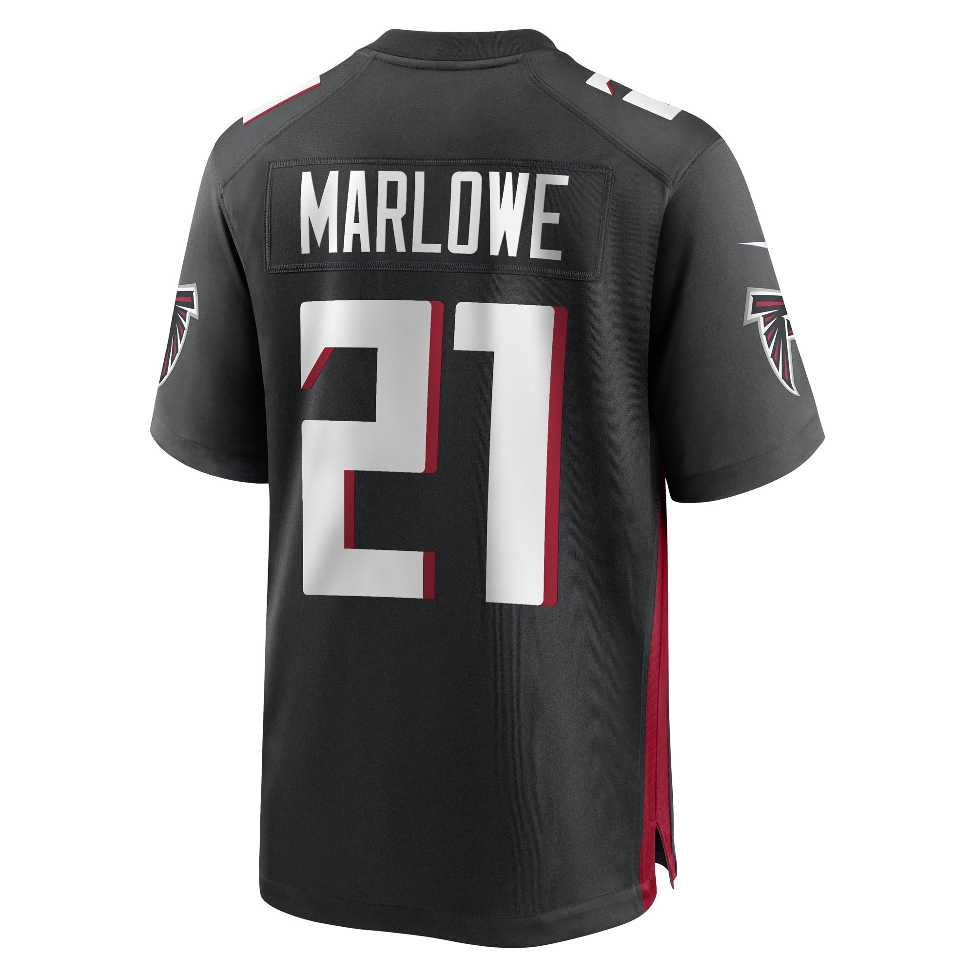 Men's Nike Dean Marlowe Black Atlanta Falcons Game Player Jersey - vstockx