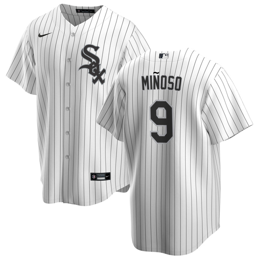 Men's Minnie Minoso Chicago White Sox White Home Premium Stitch Replica Jersey - vstockx