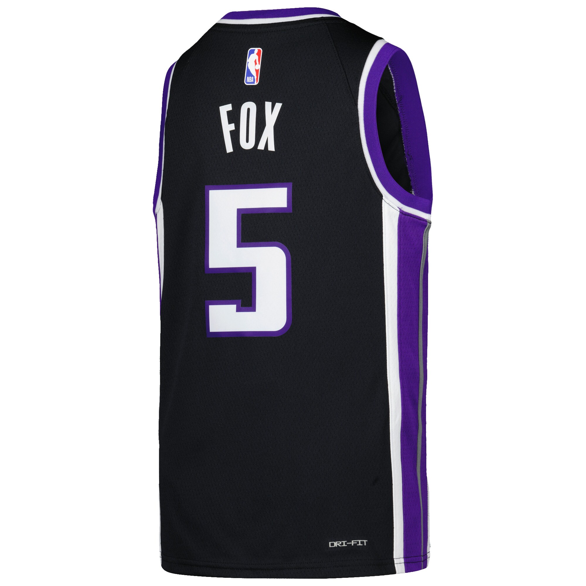 De'Aaron Fox Sacramento Kings Nike Youth Swingman Jersey - Icon Edition - Purple - vstockx