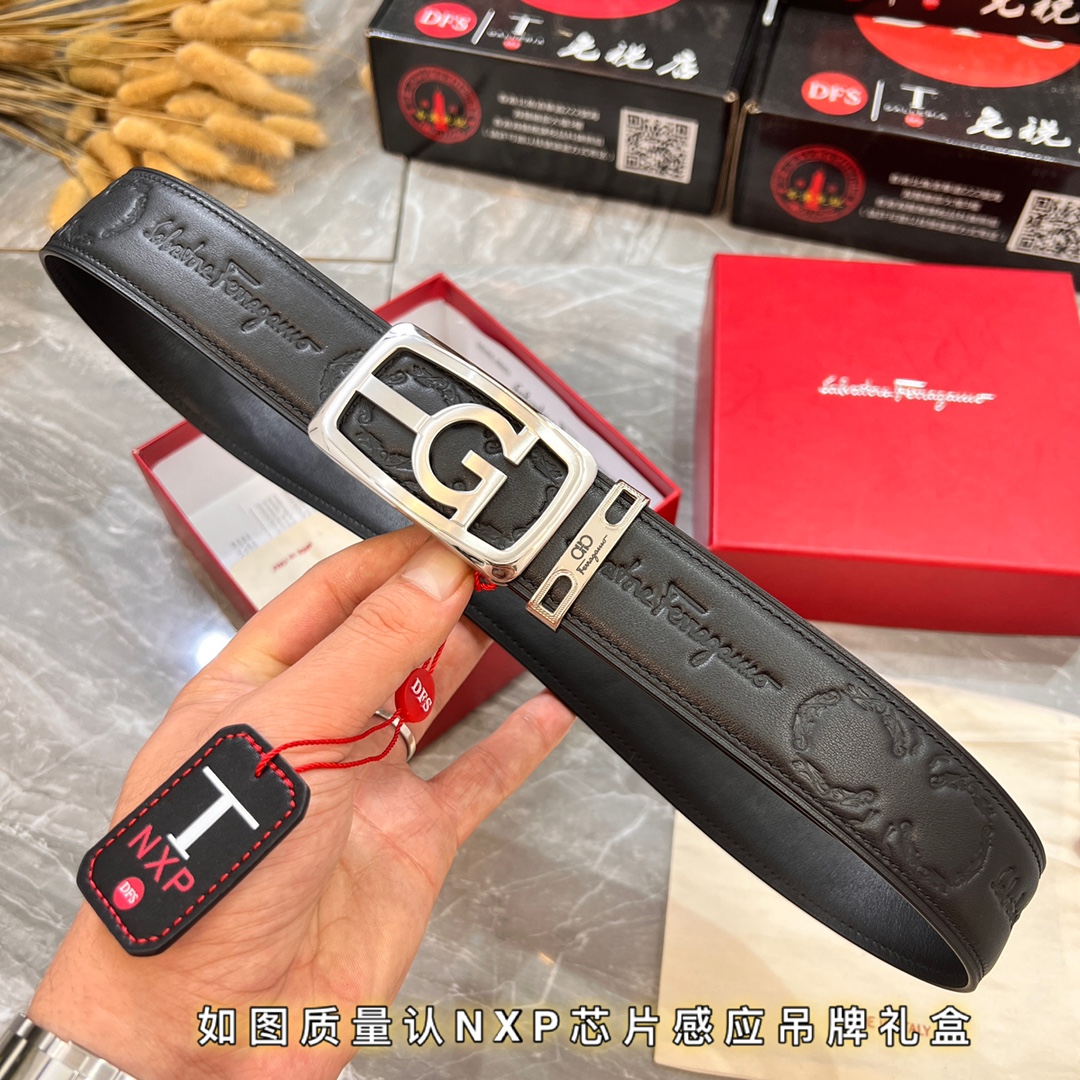 Streetwear Belt Ferragamo 320063 size:3.5cm - vstockx