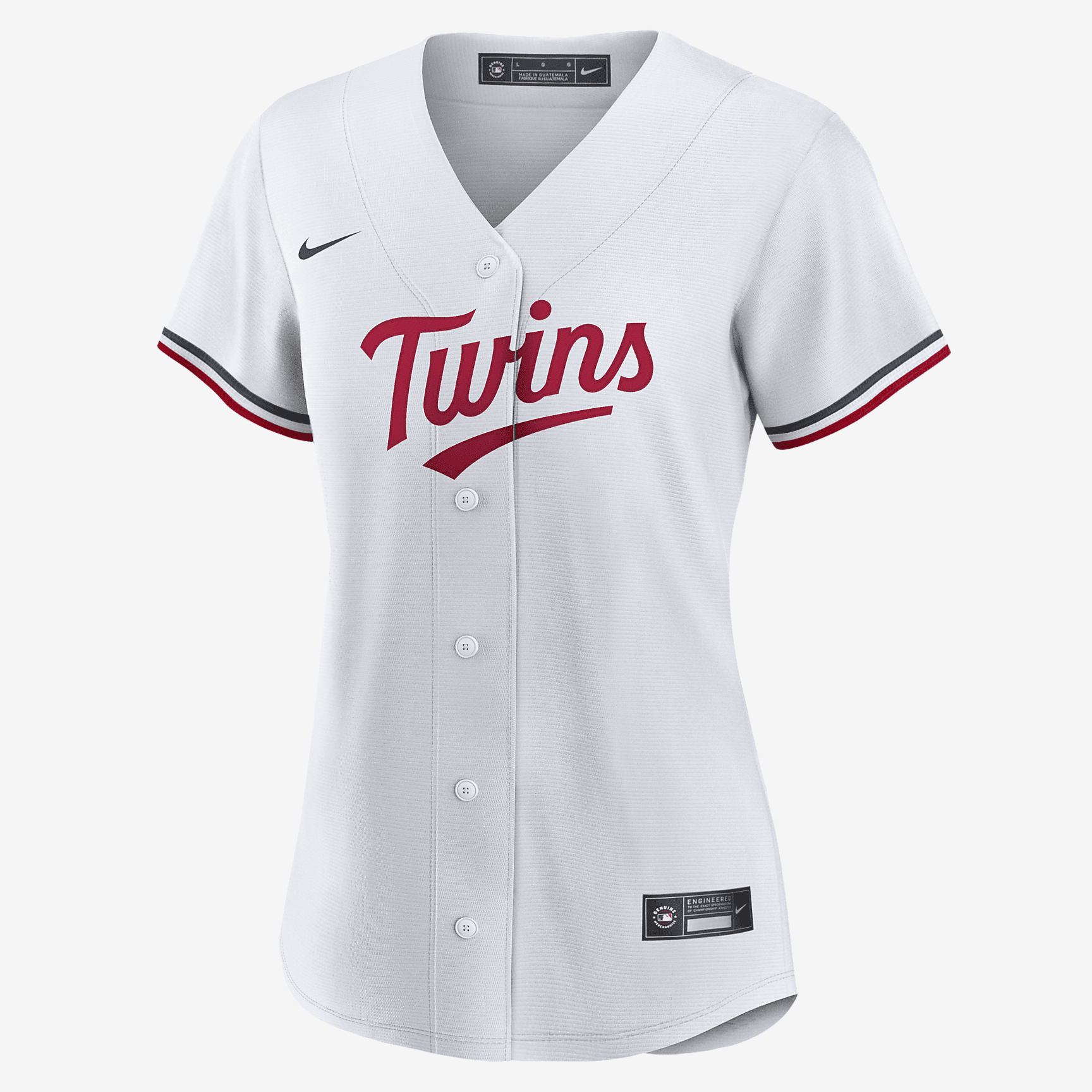 MLB Minnesota Twins Women's Replica Baseball Jersey - White - vstockx