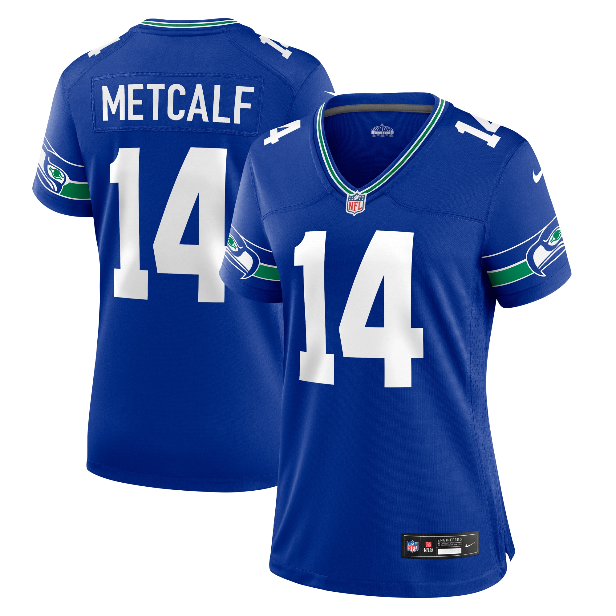 DK Metcalf Seattle Seahawks Nike Women's Player Jersey - Royal - vstockx