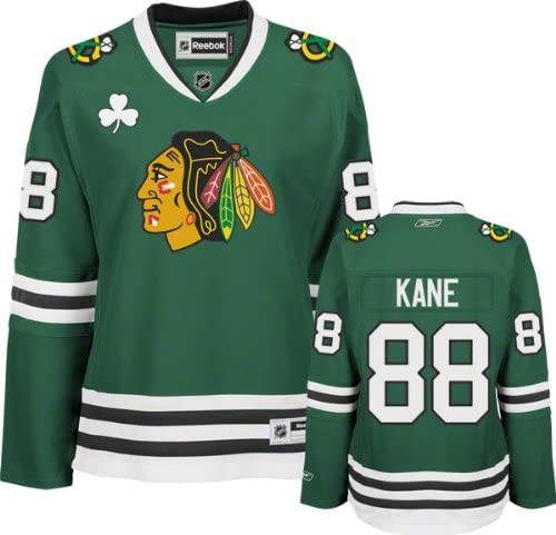 Women's Chicago Blackhawks Patrick Kane Kelly Green St. Patrick's Day Premier Replica Jersey - vstockx