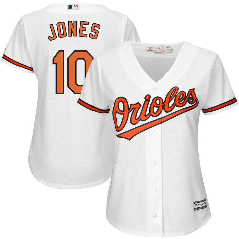 Women's Baltimore Orioles Adam Jones Replica Home Jersey - White - vstockx
