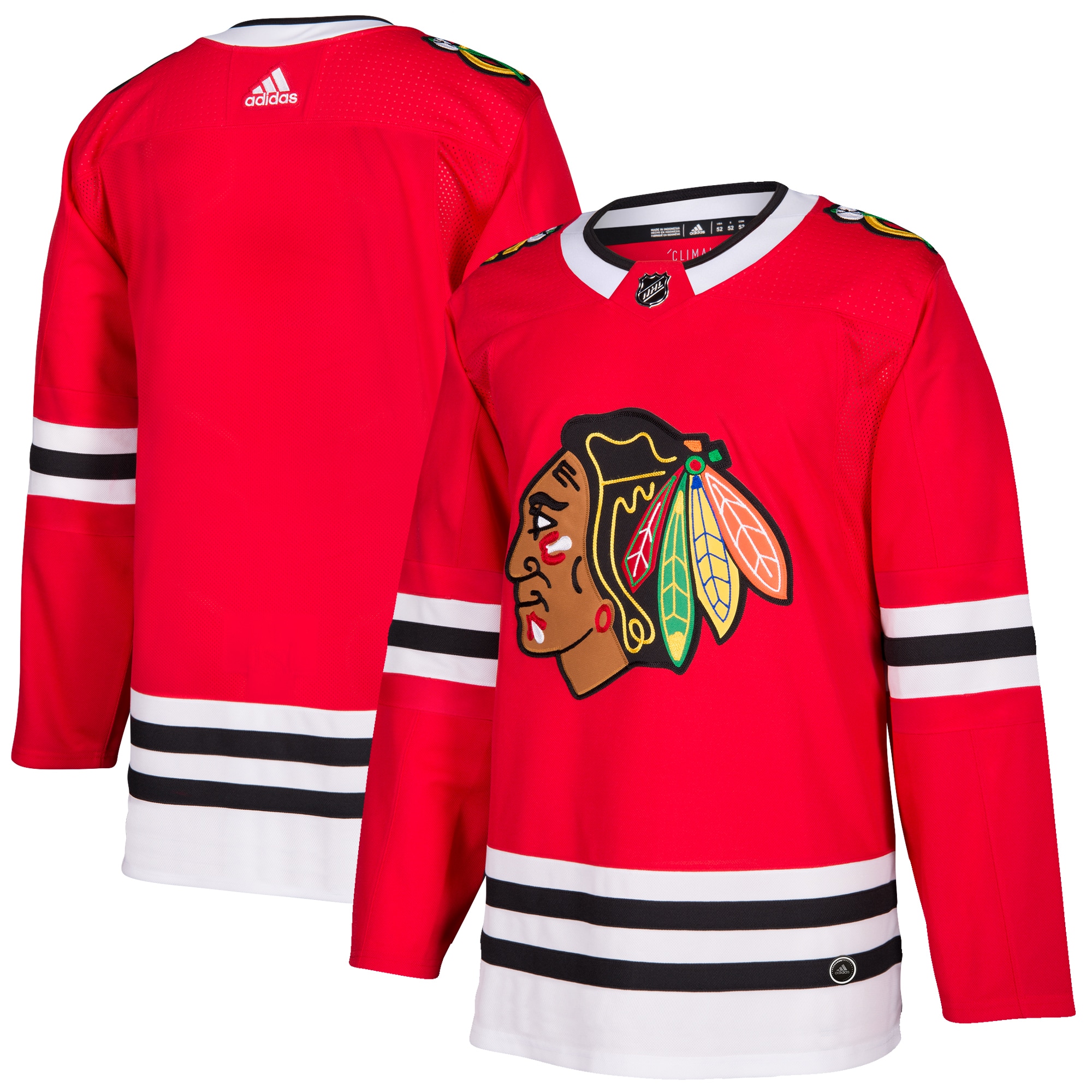 Chicago Blackhawks adidas Home Authentic Blank Jersey - Red - vstockx